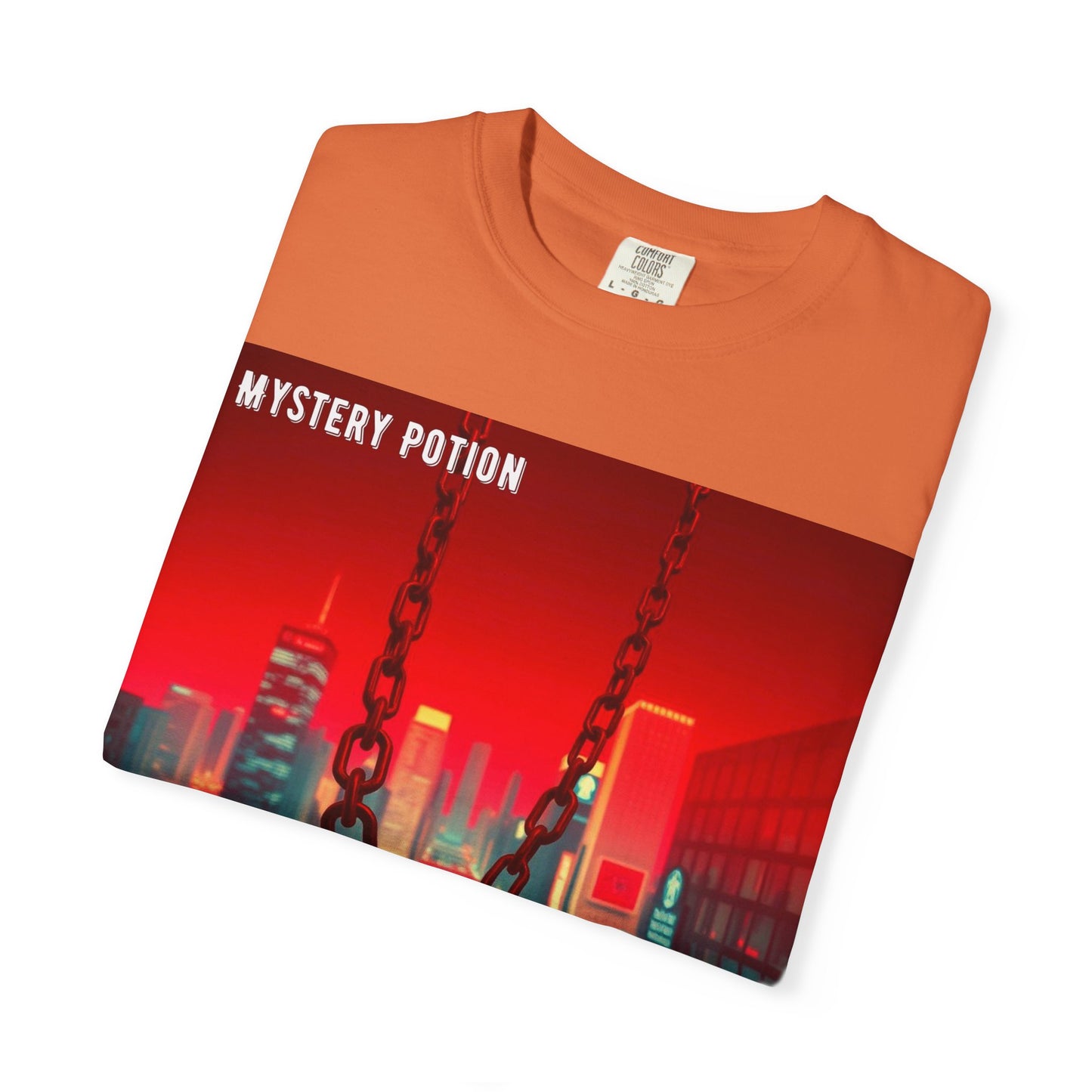 Mystery Potion Urban T-Shirt, Retro Graphic Tee, Unisex Streetwear, Casual Wear, Gift for Art Lovers, Music Festival Apparel