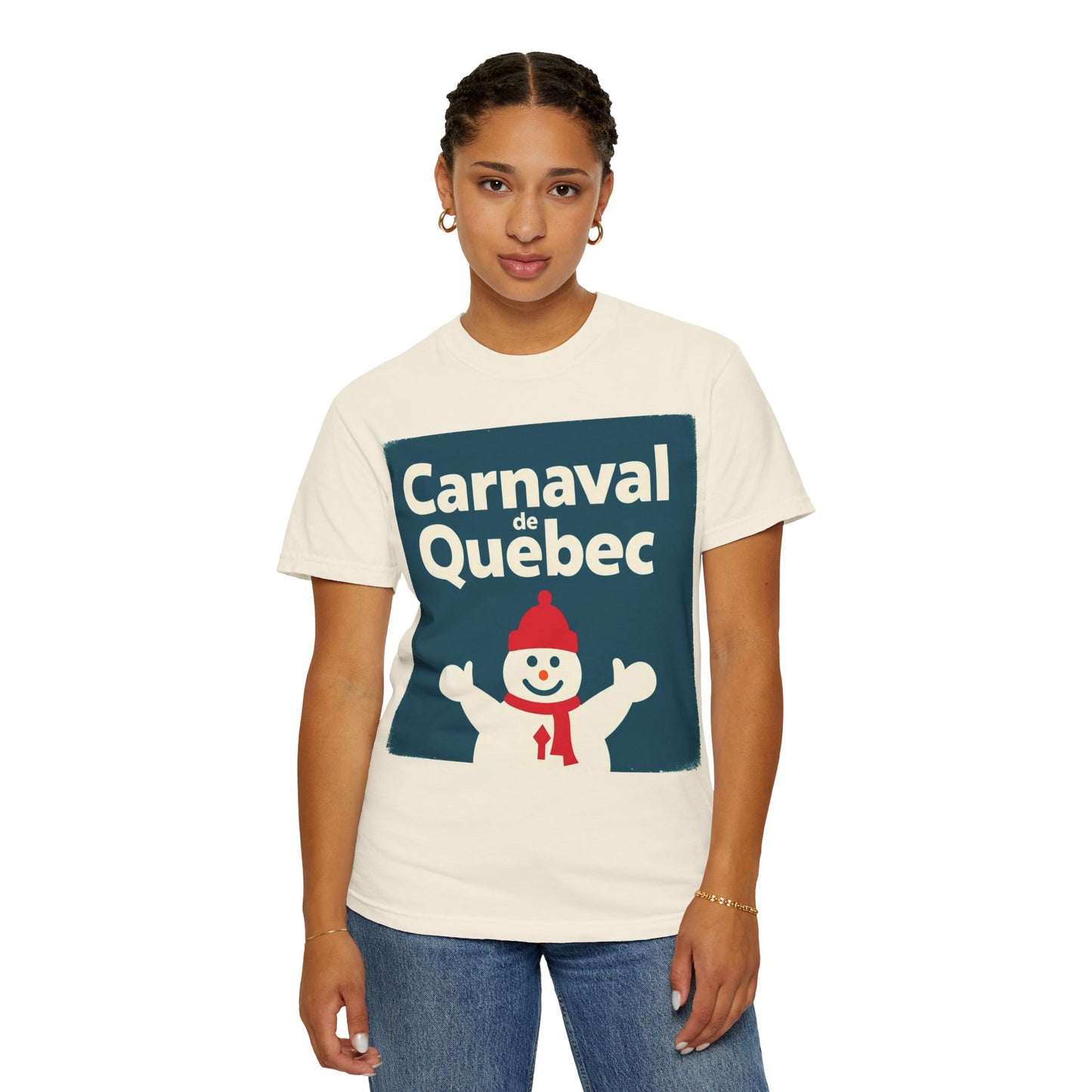 Quebec Carnaval Unisex T-Shirt, Winter Festival Tee, Handmade Vacation Souvenir, Holiday Gift Apparel, Quebec Celebration Shirt