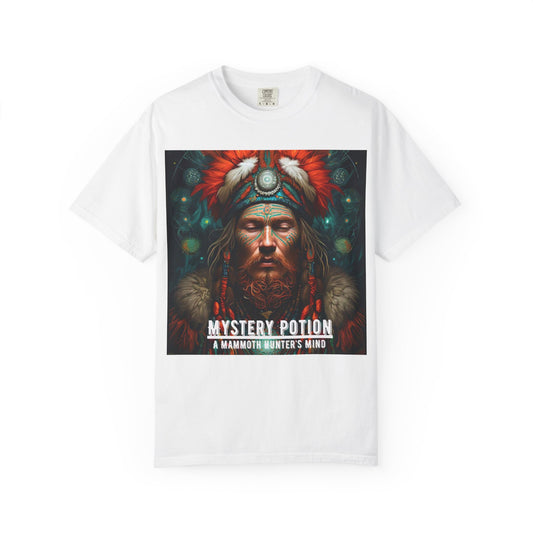 'A Mammoth Hunter's Mind' Mystery Potion Mystical Vintage Inspired Unisex T-Shirt, Cozy Gift for Nature Lovers, Unique Graphic Tee for Festivals, Casual Wear, Statement Shirt