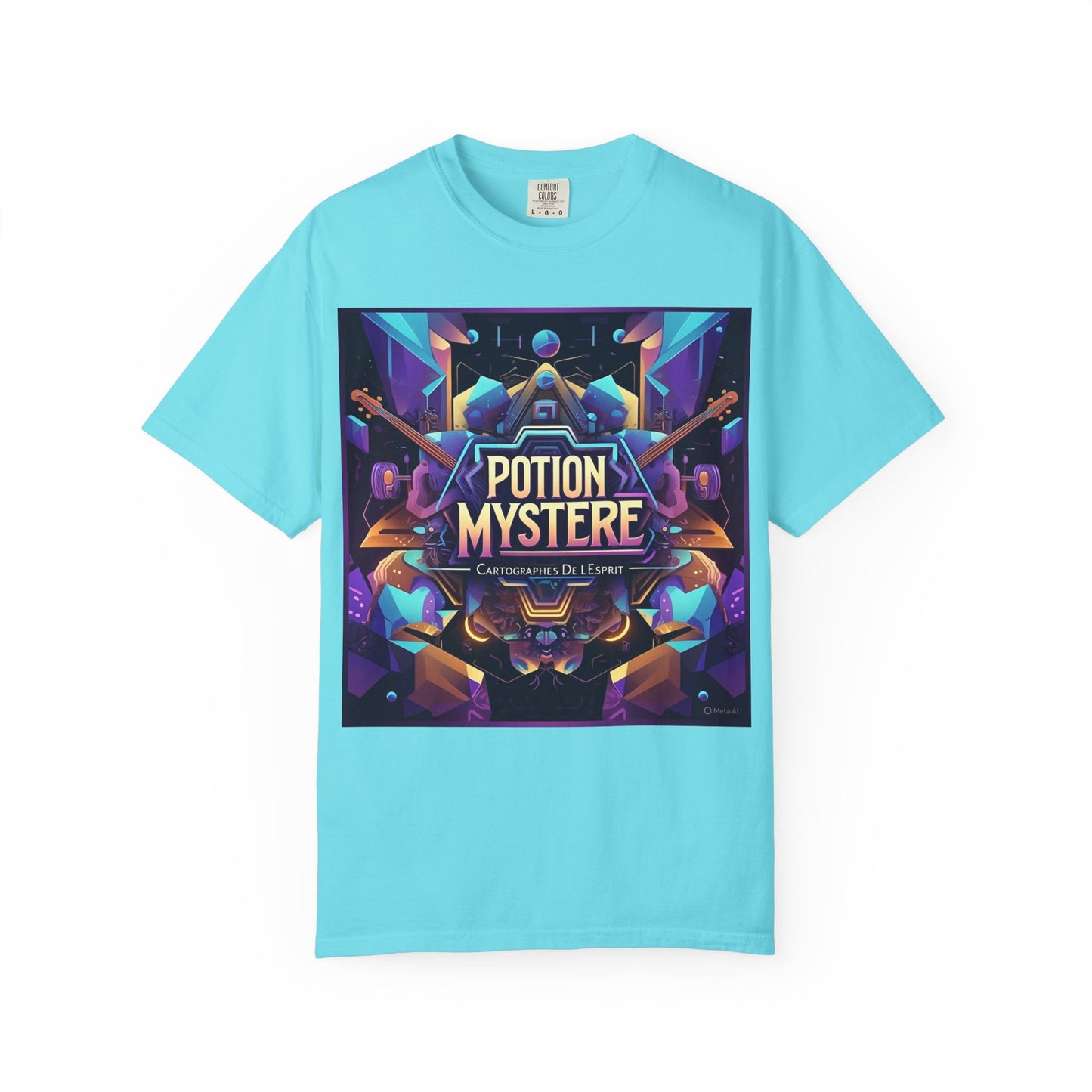 Potion Mystere Graphic Tee, Artistic Unisex Shirt, Handmade Gift, Festival Apparel, Unique Art T-shirt