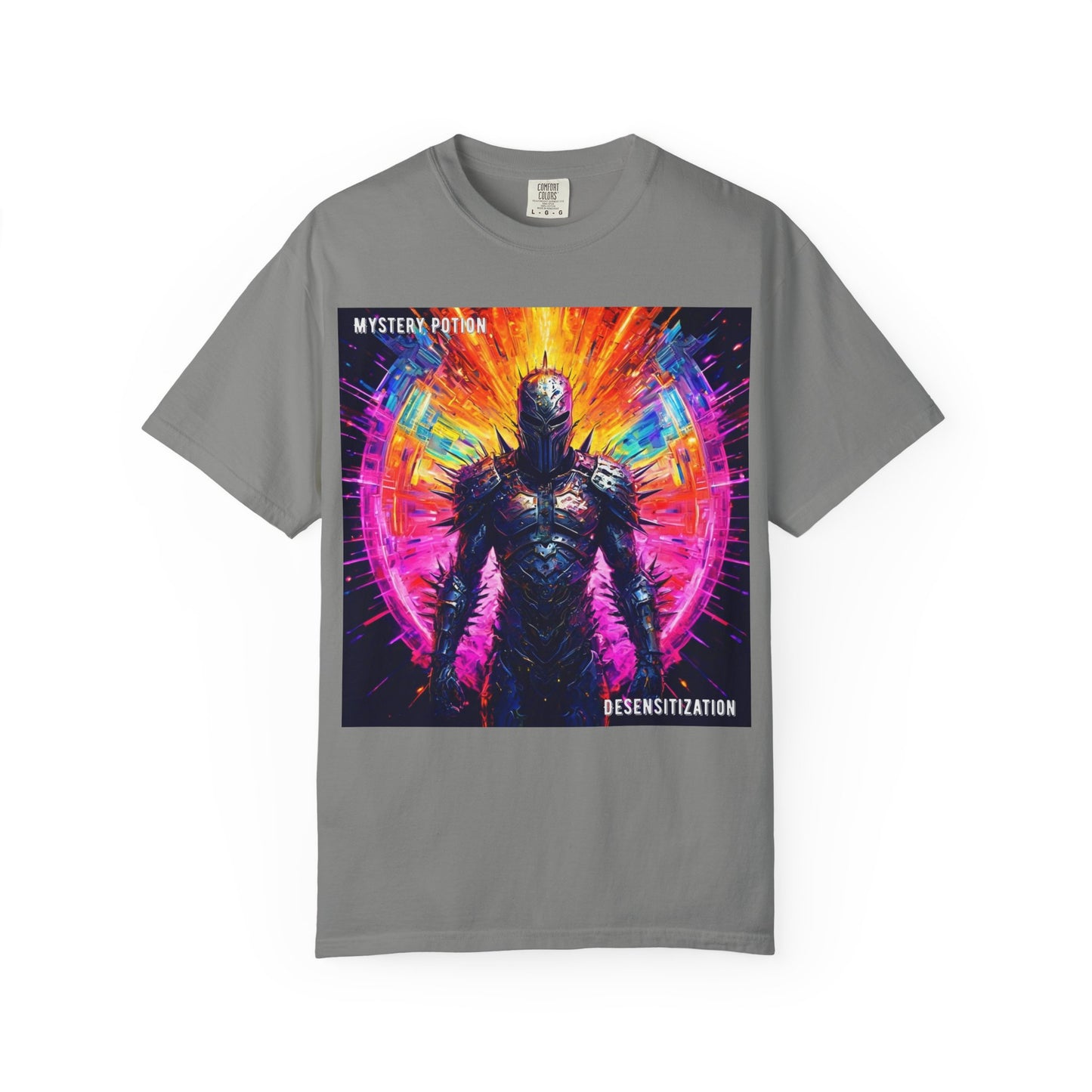 Desensitization by Mystery Potion T-Shirt, Psychedelic Graphic Tee, Unisex Streetwear, Gift for Gamers, Festival Outfit, Casual Style
