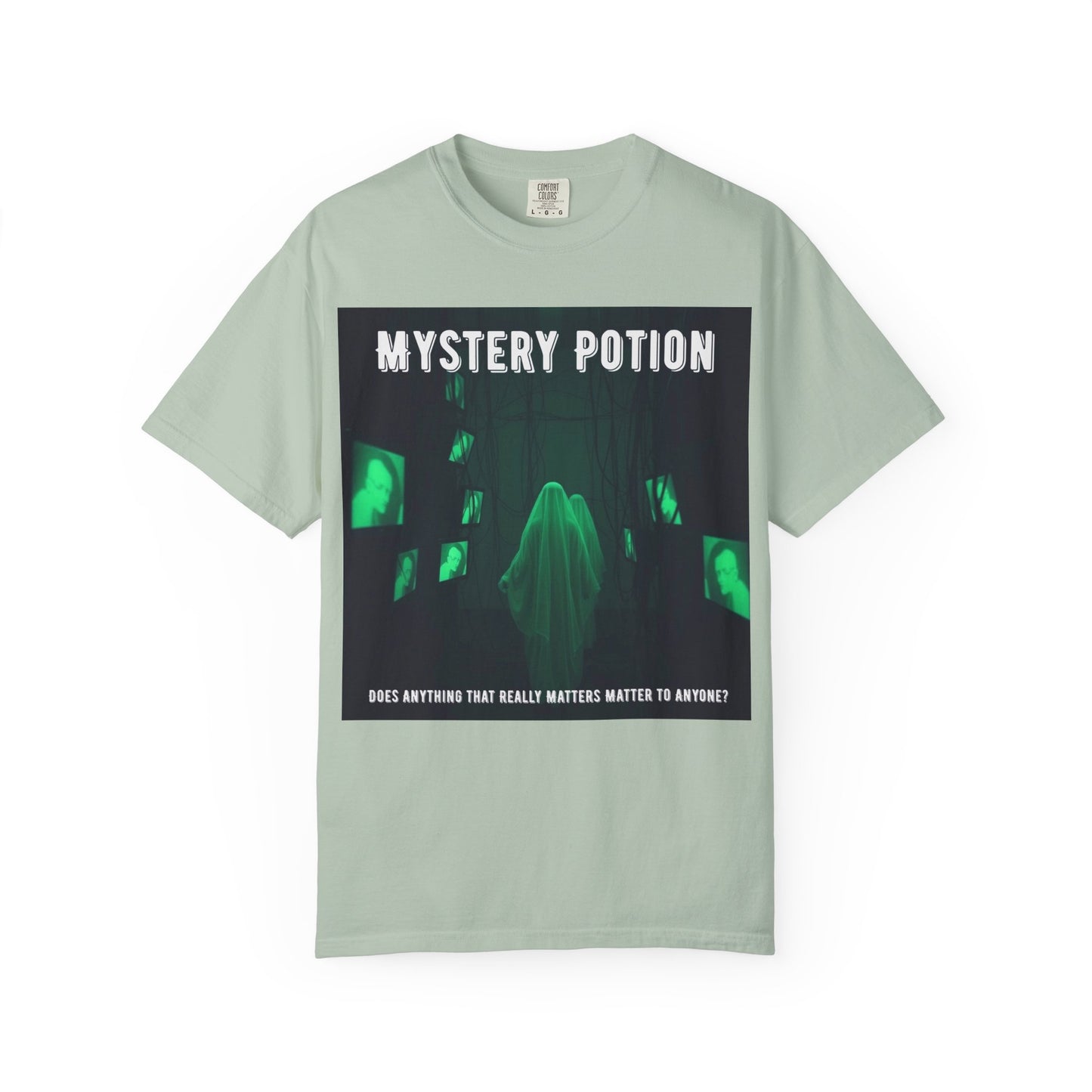 Mystery Potion Unisex T-Shirt | Ghostly Vibe | Perfect for Halloween, Gifts, or Casual Wear, Unique Tee, Spooky Apparel, Graphic Shirt