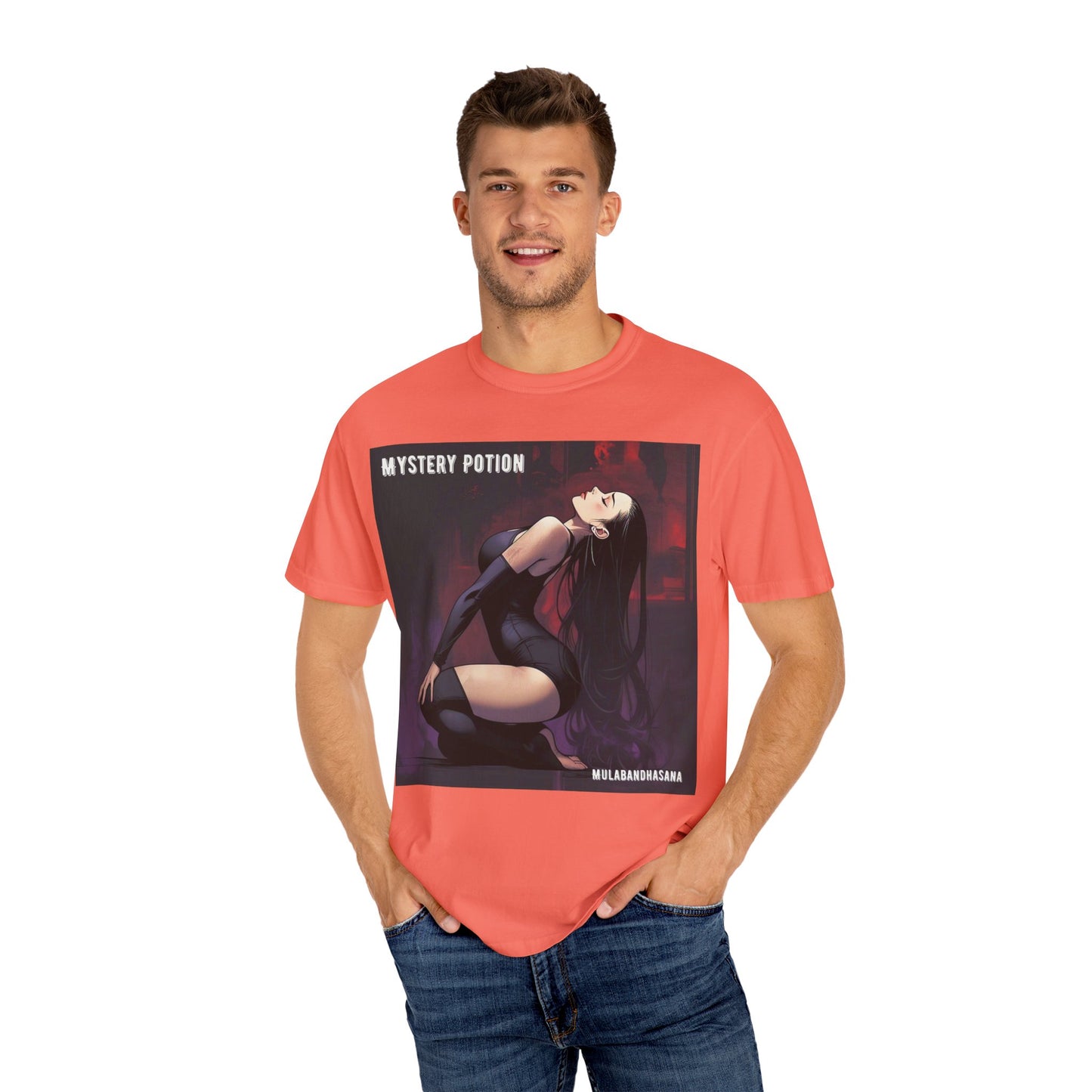 Mystical Mystery Potion Unisex T-Shirt, Yoga Graphic Tee, Unique Gift, Halloween Apparel, Vintage Style, Casual Wear