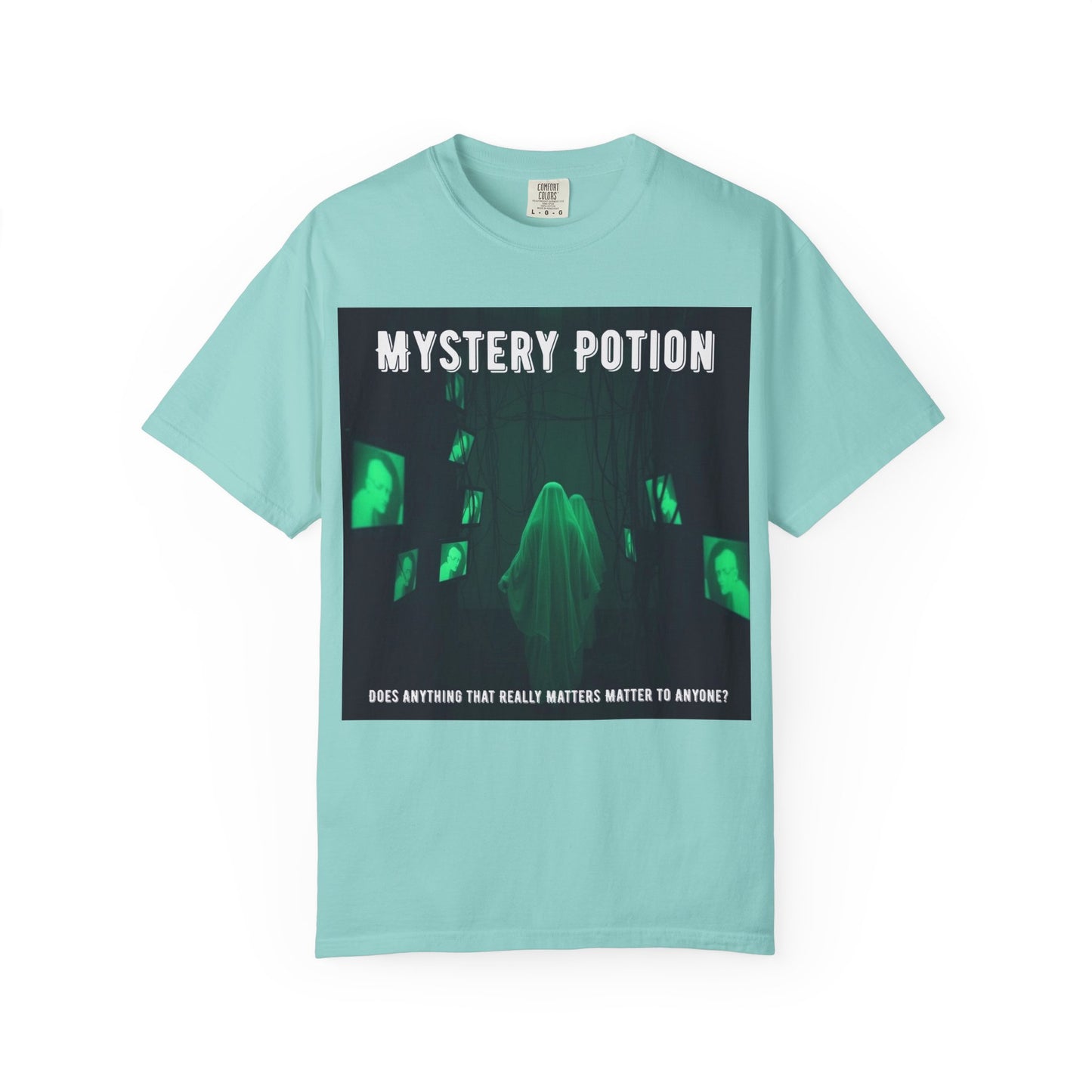 Mystery Potion Unisex T-Shirt | Ghostly Vibe | Perfect for Halloween, Gifts, or Casual Wear, Unique Tee, Spooky Apparel, Graphic Shirt