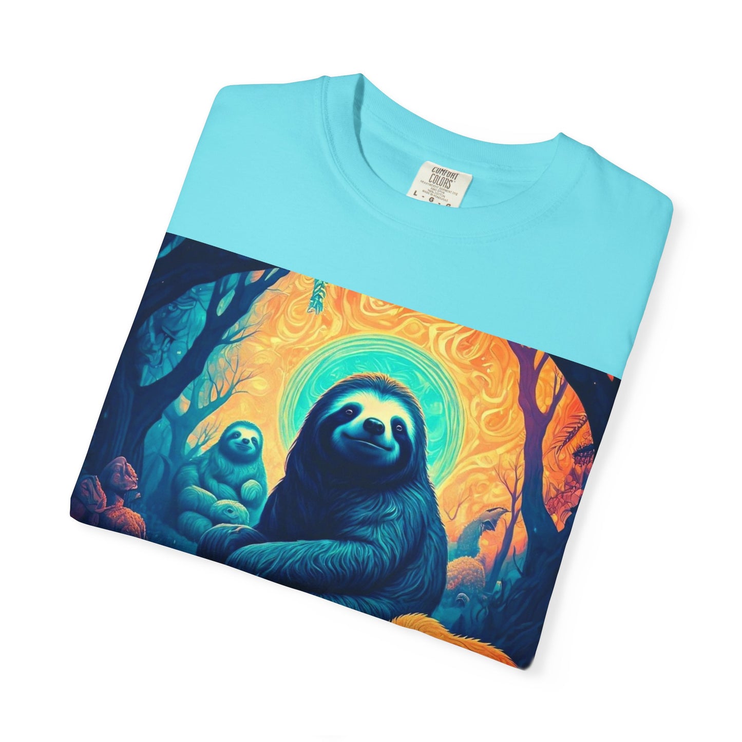 Vibrant Wildlife T-Shirt - Unisex Garment-Dyed Tee, Nature Lover Gift, Animal Art Shirt, Eco-Friendly Fashion, Summer Essentials