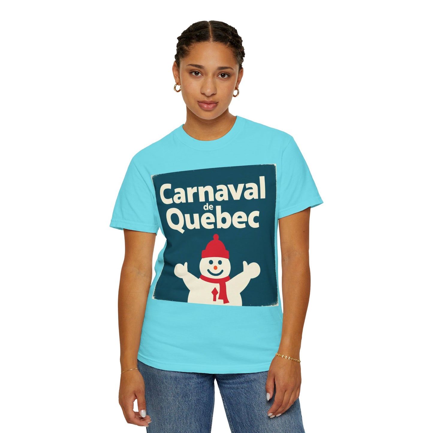 Quebec Carnaval Unisex T-Shirt, Winter Festival Tee, Handmade Vacation Souvenir, Holiday Gift Apparel, Quebec Celebration Shirt