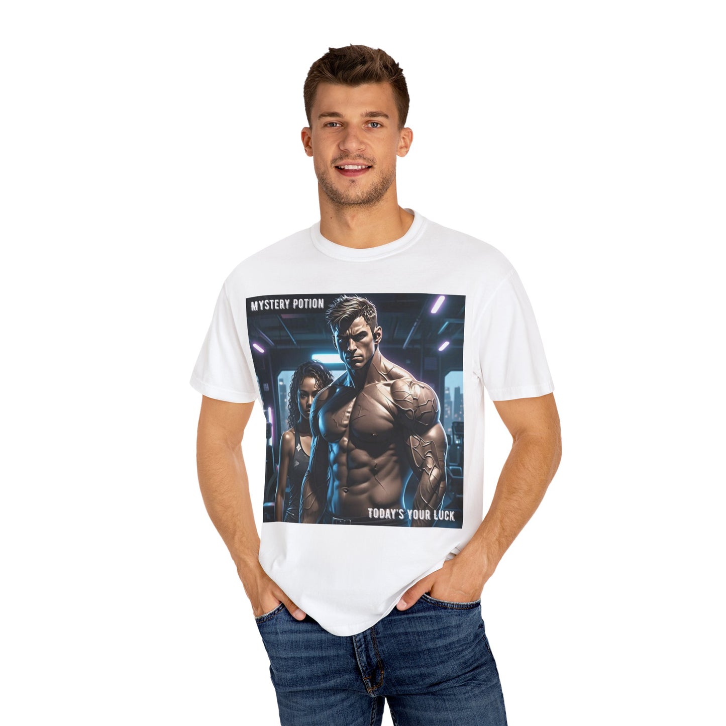 Mystery Potion Graphic T-Shirt - Unisex Casual Wear, Fitness Gift, Trendy Tee, Gamer Apparel, Everyday Style