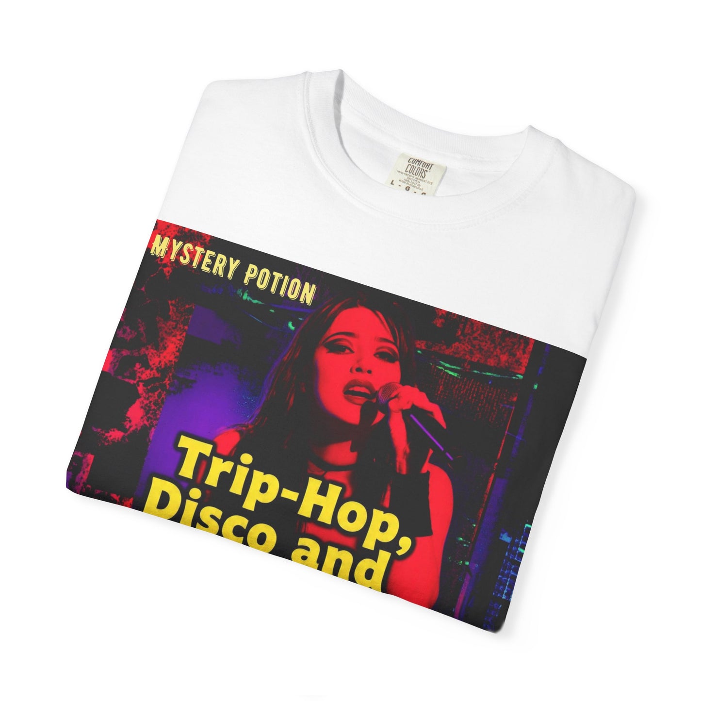 Trip Hop, Disco and Metal! Oh, What a Rush Vibrant Music-Themed Unisex T-shirt | Perfect Gift for Music Lovers, Concert Attendees, Band Merch, Festival Apparel, and Casual Wear
