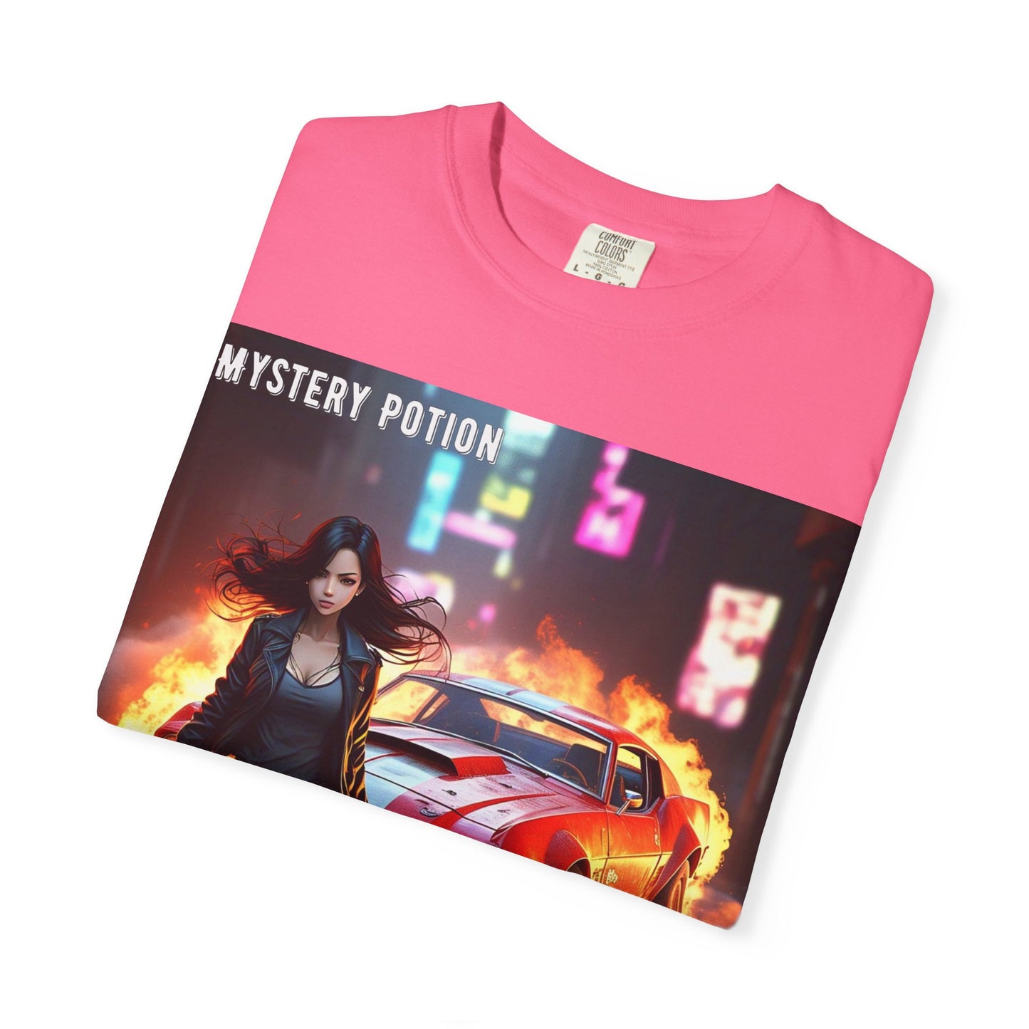 Mystery Potion Graphic Tee, Unisex Cool T-Shirt, Casual Wear, Gift for Gamers, Summer Festival Top