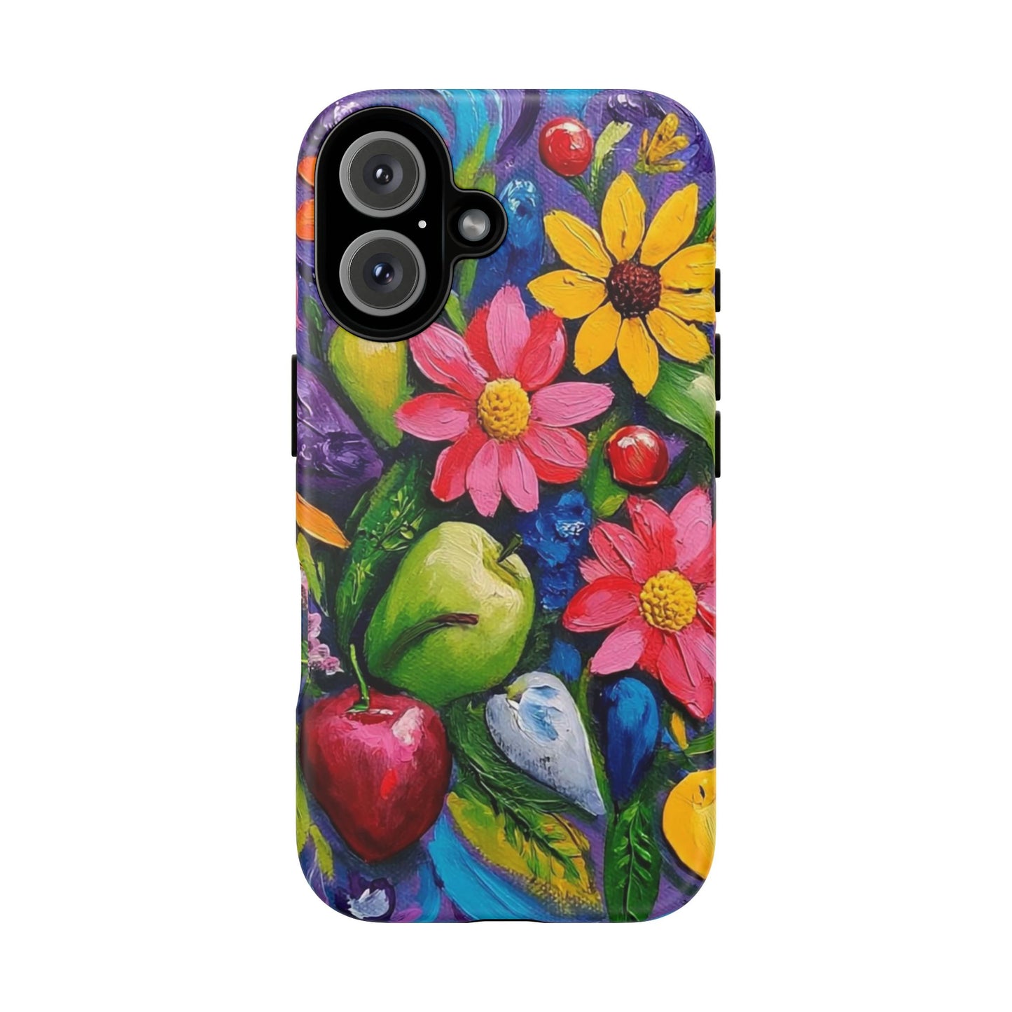 Flower to the Power of Fruit Tough Cases, vibrant, colorful floral and culinary beauty and classy