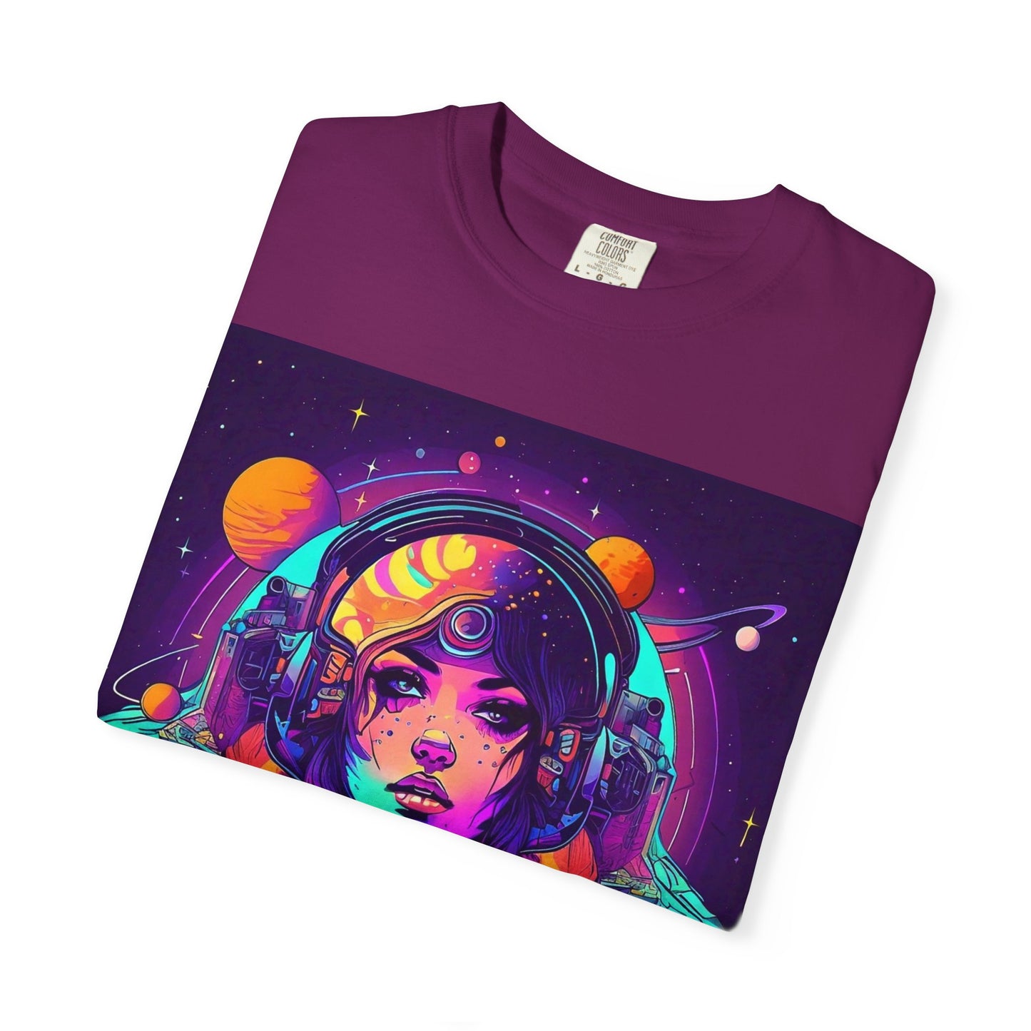 Astraluxe Unisex T-Shirt, Space Theme Tee, Gifts for Sci-Fi Lovers, Cosplay Costume, Festival Wear, Vintage Graphic Top