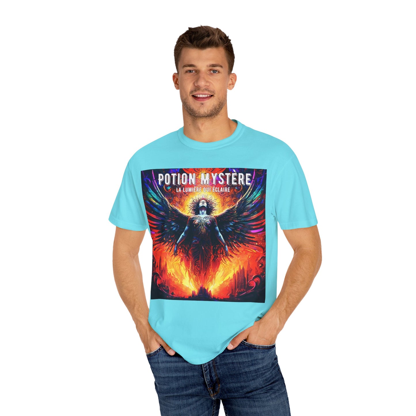 Mystical Graphic Tee - Potion Mystere Unisex T-Shirt, Boho Fashion, Festival Wear, Witchy Style, Gift for Occult Lovers