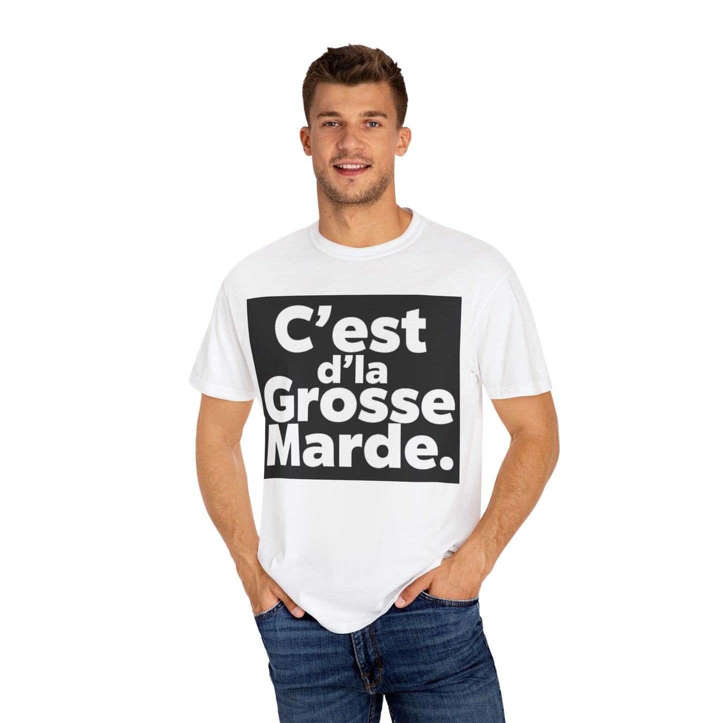C'est D'la Grosse Marde Trendy Graphic Tee, Casual Wear, Funny Gift for Friends, Statement Shirt, Streetwear Fashion, Everyday Comfort