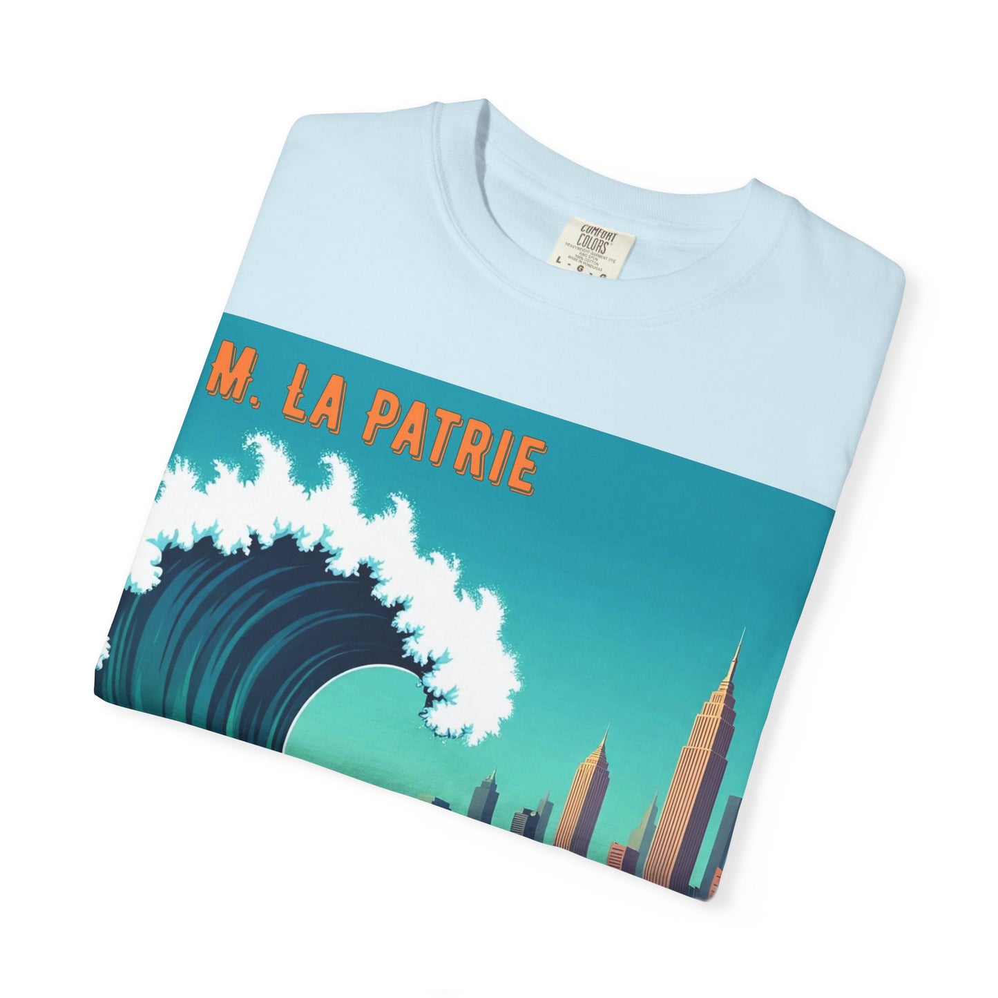 'Frapper Le Gros Lot et Perdre Le Contrôle' de M. La Patrie, Ocean Vibes Graphic T-Shirt - Summer Beach Wear, Casual Fashion, Beach Vacation Gift, Relaxed Fit Tee, Cool Graphic Shirt