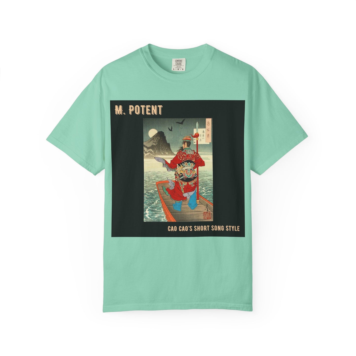 M. Potent Unisex Garment-Dyed T-Shirt, Casual Tee, Graphic Shirt, Streetwear Fashion, Gift for Music Lovers, Unique Style