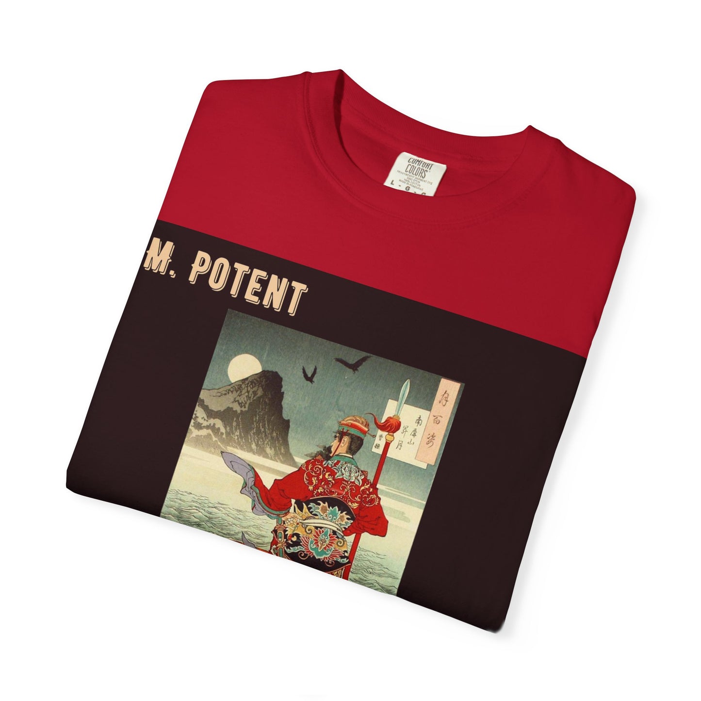 M. Potent Unisex Garment-Dyed T-Shirt, Casual Tee, Graphic Shirt, Streetwear Fashion, Gift for Music Lovers, Unique Style