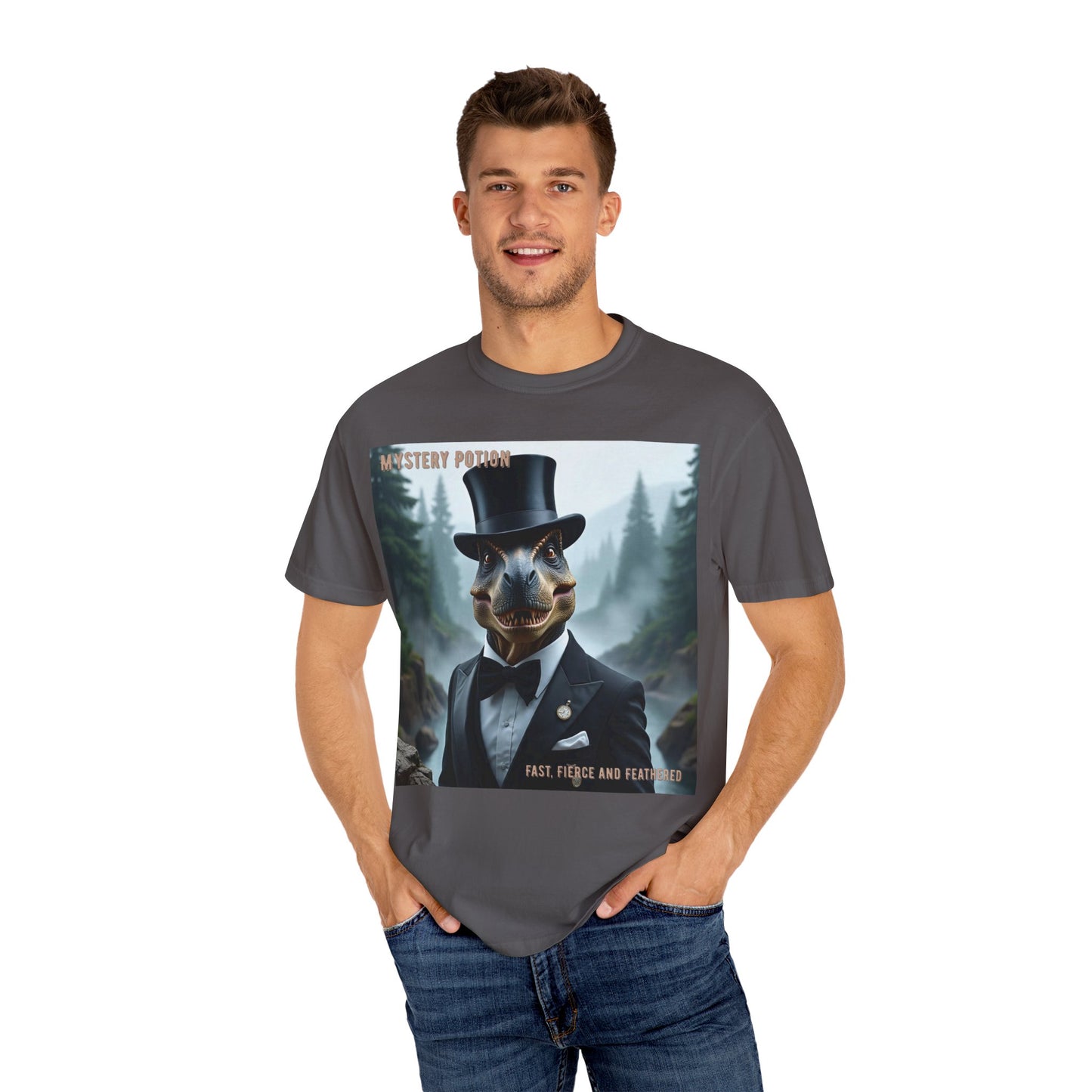 Mystery Potion T-shirt, Quirky Animal Graphic Tee, Fun Gift for Nature Lovers, Unique Fashion Statement, Casual Wear, Unisex Graphic Tee