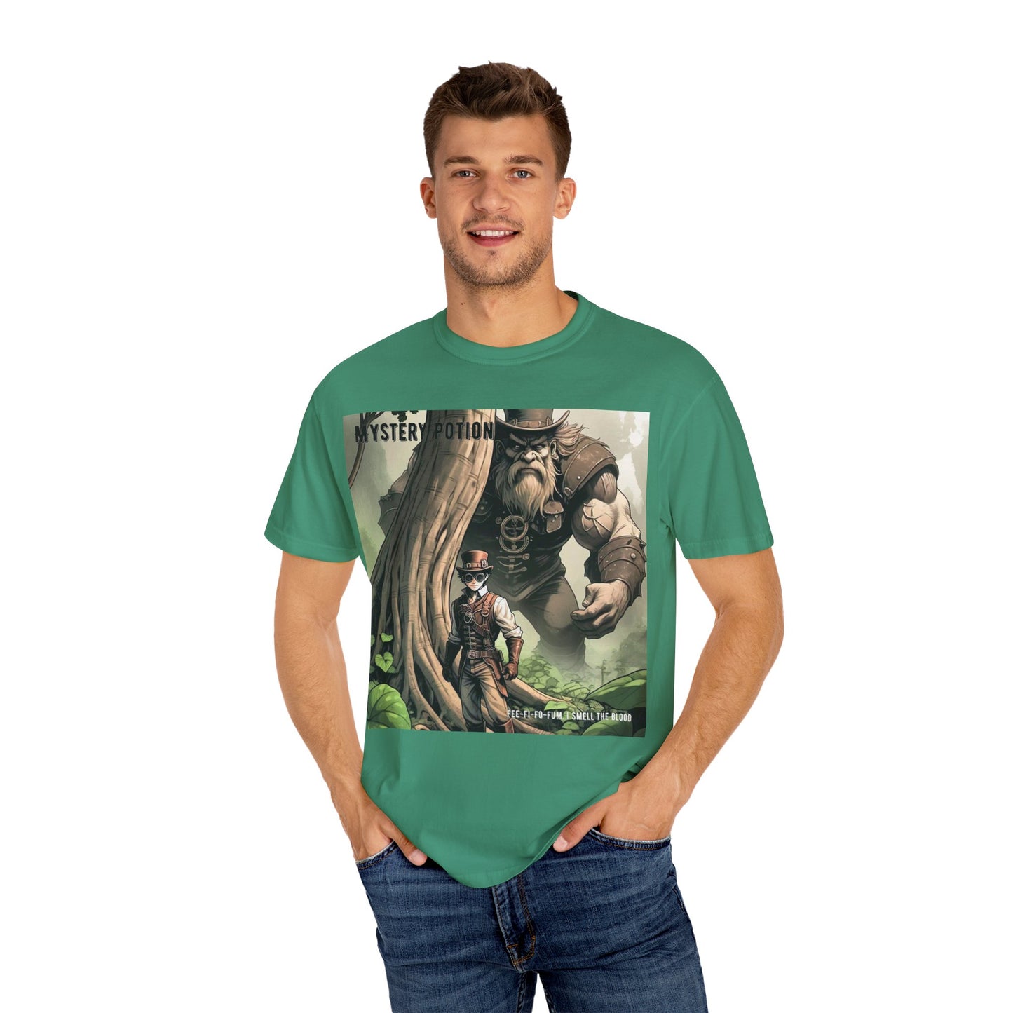Mystery Potion Adventure T-Shirt, Fantasy Shirt, Unisex Graphic Tee, Gamer Gift, Nature Lover Gift, Cool T-Shirt for Events