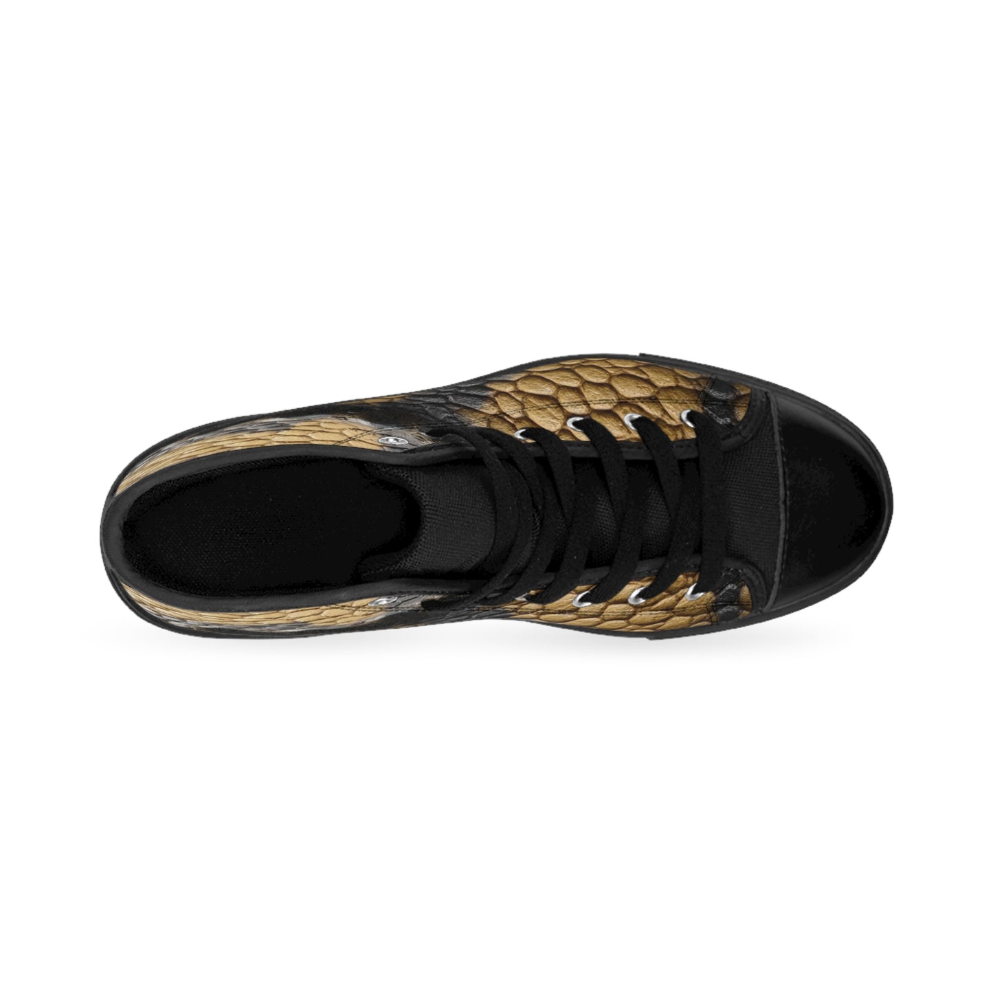 Men's Dinosaur Skin High-Top Sneakers | Stylish Casual Footwear, Unique Fashion Snake like Sneakers, Trendy Streetwear, Gifts for Him