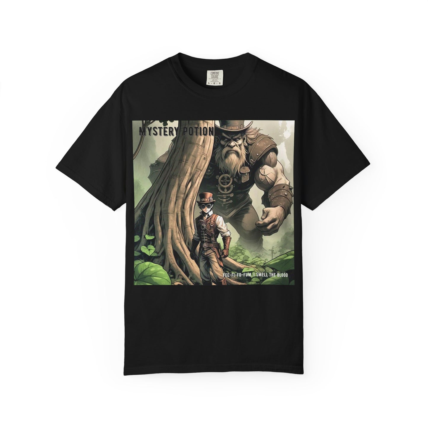 Mystery Potion Adventure T-Shirt, Fantasy Shirt, Unisex Graphic Tee, Gamer Gift, Nature Lover Gift, Cool T-Shirt for Events