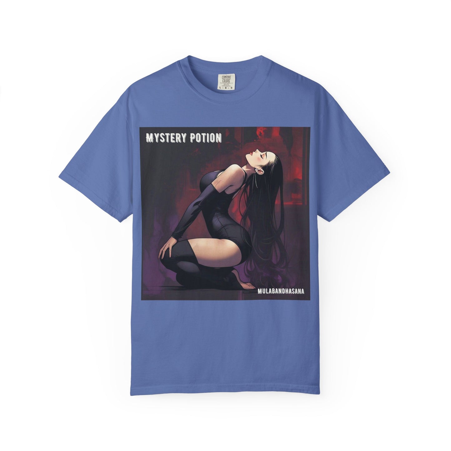 Mystical Mystery Potion Unisex T-Shirt, Yoga Graphic Tee, Unique Gift, Halloween Apparel, Vintage Style, Casual Wear