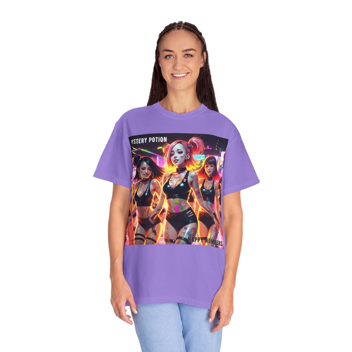 Mystery Potion Unisex T-Shirt, Trendy Graphic Tee for Women, Summer Festival Shirt, Edgy Streetwear, Gifts for Gamers, Cool Casual Wear