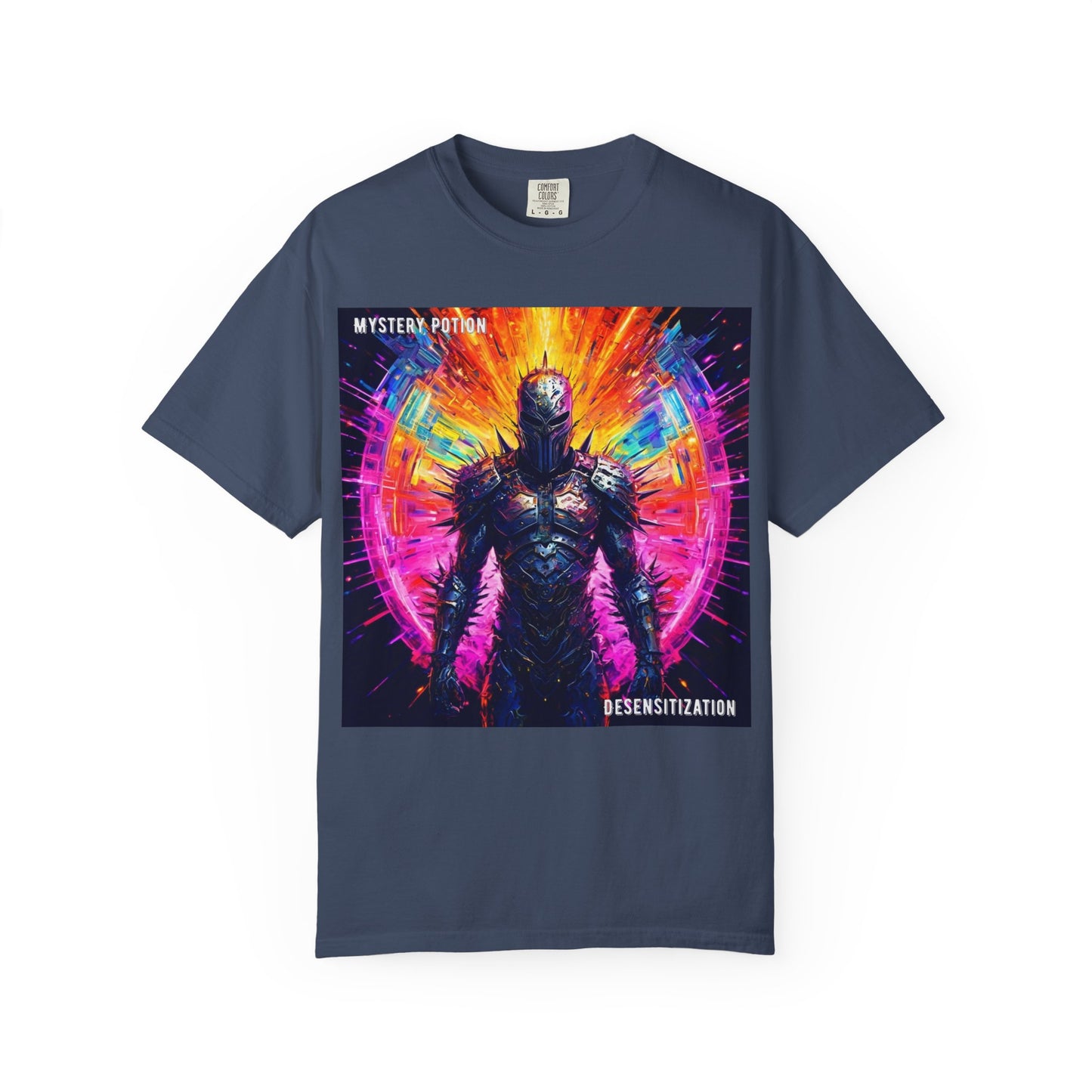 Desensitization by Mystery Potion T-Shirt, Psychedelic Graphic Tee, Unisex Streetwear, Gift for Gamers, Festival Outfit, Casual Style