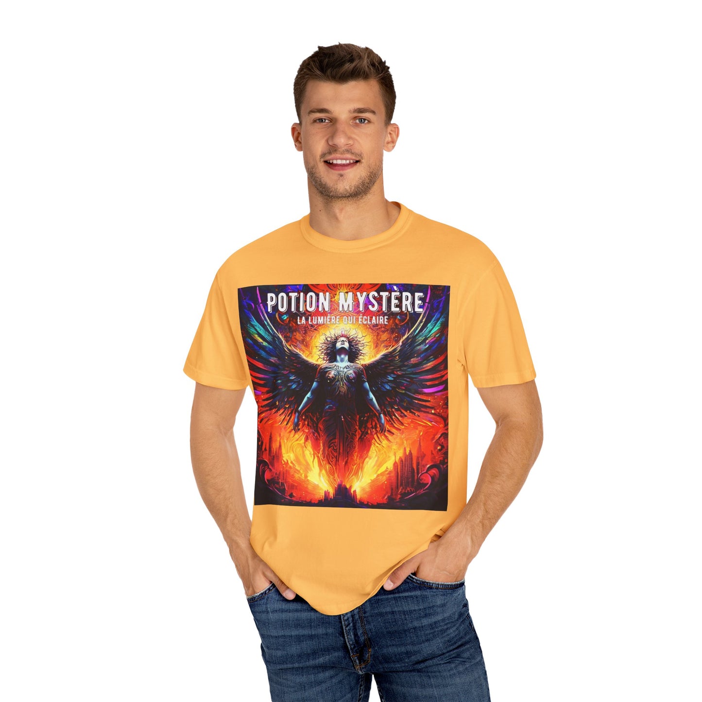 Mystical Graphic Tee - Potion Mystere Unisex T-Shirt, Boho Fashion, Festival Wear, Witchy Style, Gift for Occult Lovers