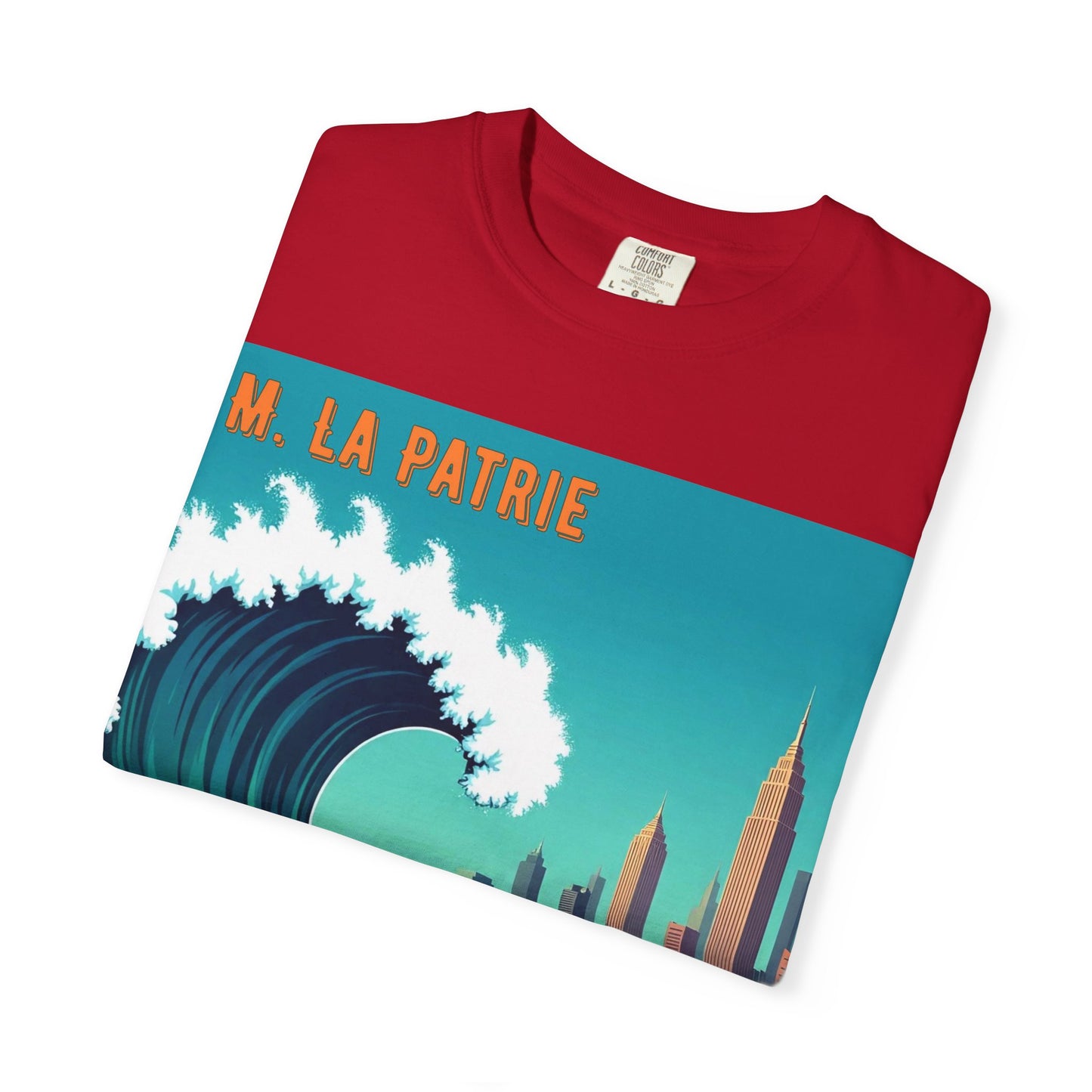 'Frapper Le Gros Lot et Perdre Le Contrôle' de M. La Patrie, Ocean Vibes Graphic T-Shirt - Summer Beach Wear, Casual Fashion, Beach Vacation Gift, Relaxed Fit Tee, Cool Graphic Shirt