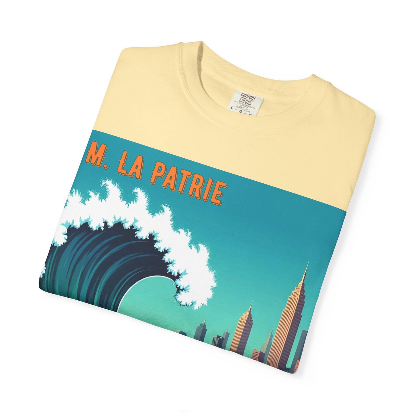 'Frapper Le Gros Lot et Perdre Le Contrôle' de M. La Patrie, Ocean Vibes Graphic T-Shirt - Summer Beach Wear, Casual Fashion, Beach Vacation Gift, Relaxed Fit Tee, Cool Graphic Shirt