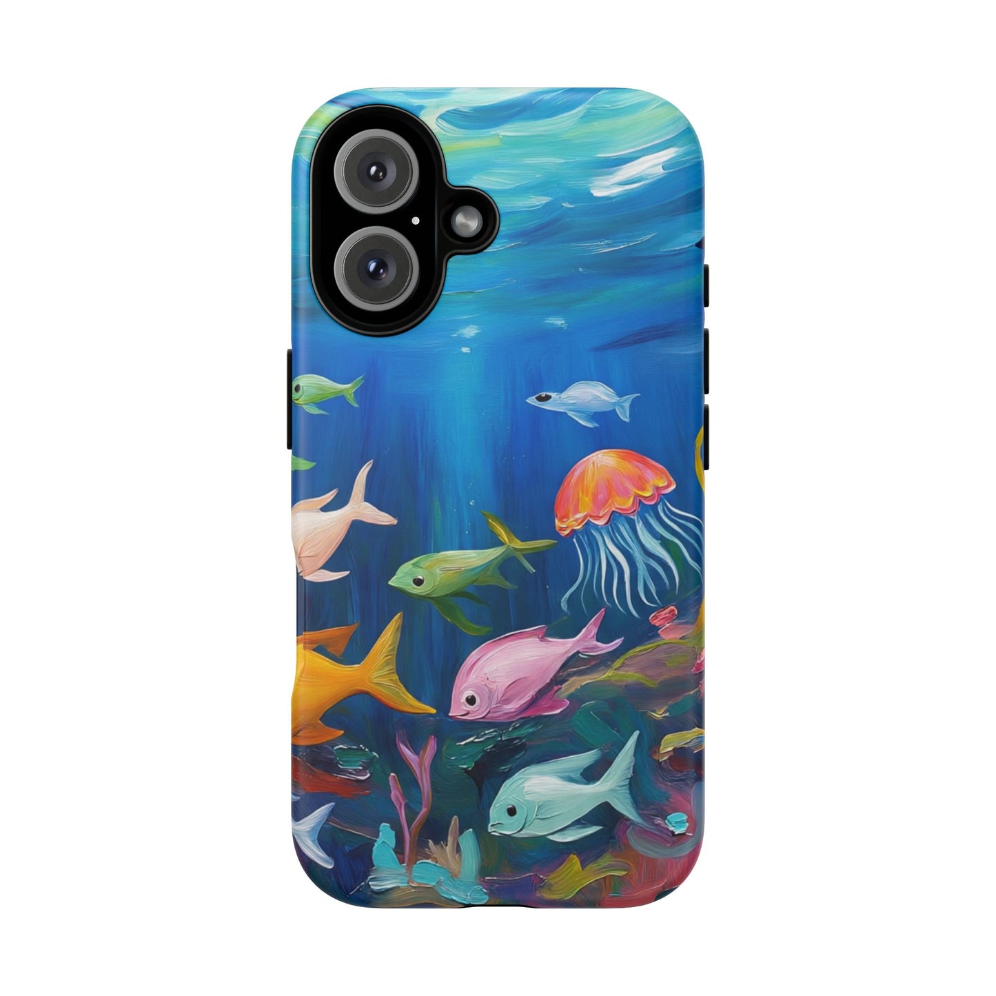 Vibrant Ocean-Inspired Phone Case, Waterproof Phone Cover, Unique Gift for Ocean Lovers, Coastal Decor, Nature-Inspired Accessory