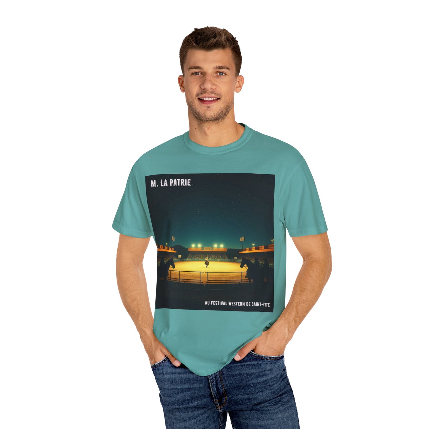 Retro Festival Western de Saint-Tite T-Shirt, Graphic Tee, Music Lovers Shirt, Unisex Cotton Tee, Vintage Concert Country Apparel, Rodeo Festival Outfit