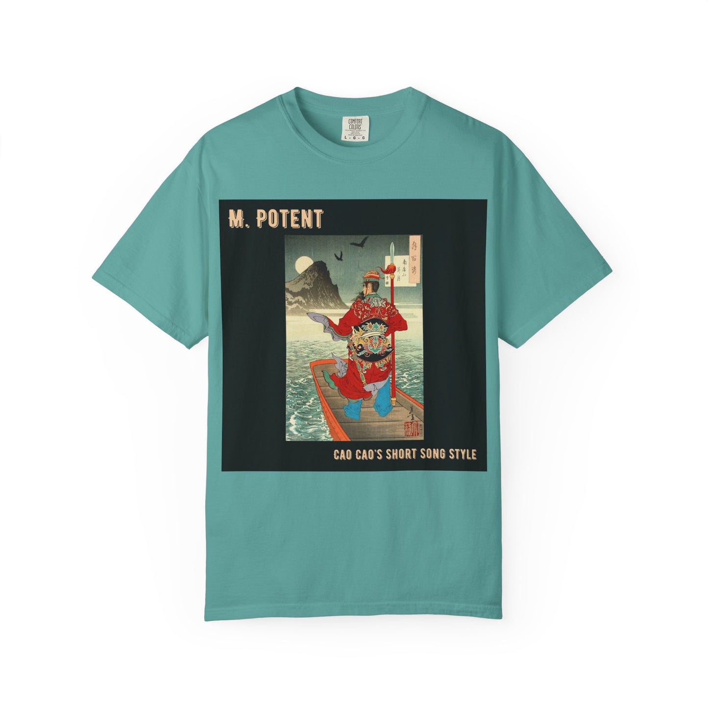 M. Potent Unisex Garment-Dyed T-Shirt, Casual Tee, Graphic Shirt, Streetwear Fashion, Gift for Music Lovers, Unique Style