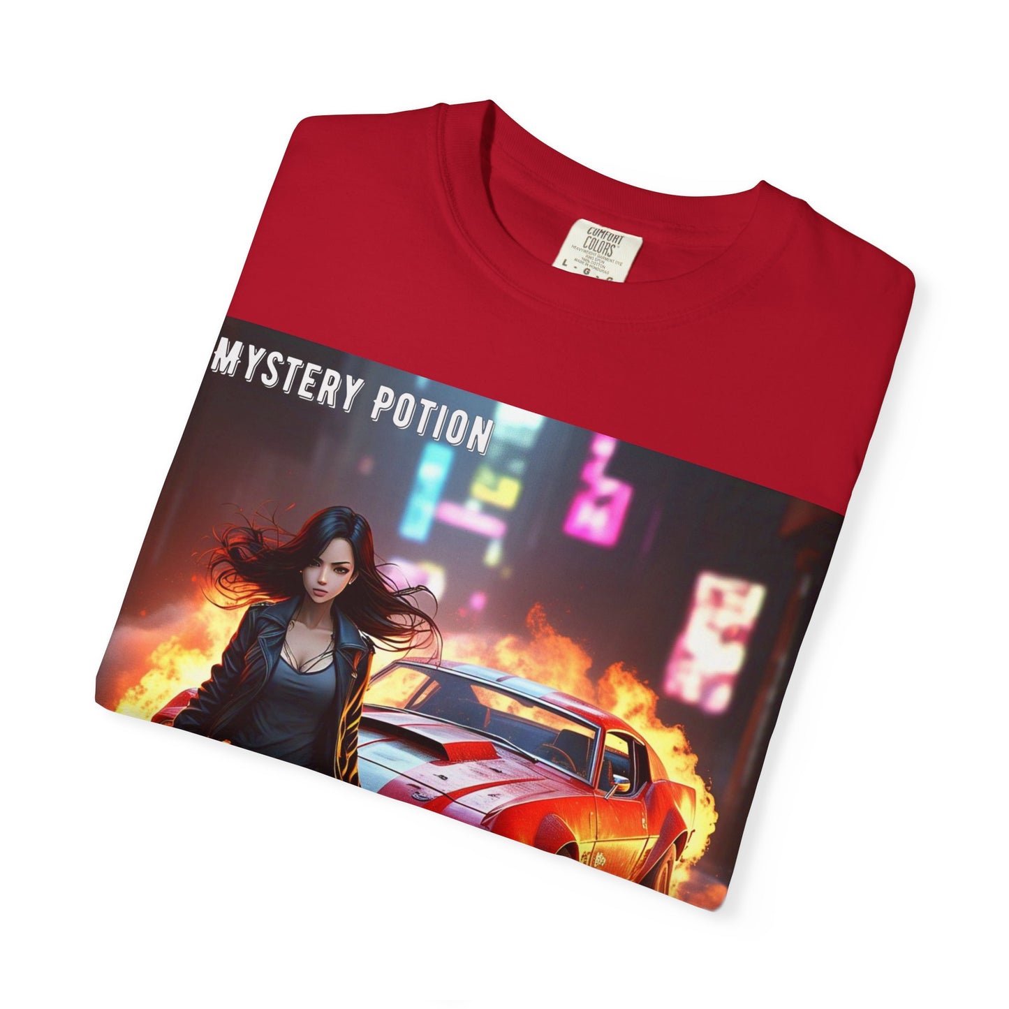 Mystery Potion Graphic Tee, Unisex Cool T-Shirt, Casual Wear, Gift for Gamers, Summer Festival Top