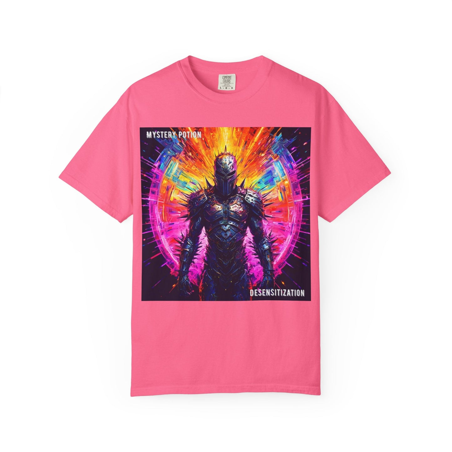 Desensitization by Mystery Potion T-Shirt, Psychedelic Graphic Tee, Unisex Streetwear, Gift for Gamers, Festival Outfit, Casual Style