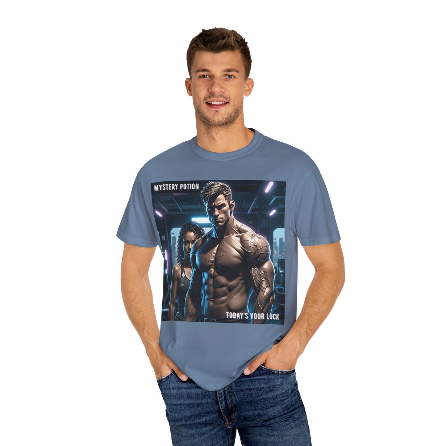 Mystery Potion Graphic T-Shirt - Unisex Casual Wear, Fitness Gift, Trendy Tee, Gamer Apparel, Everyday Style