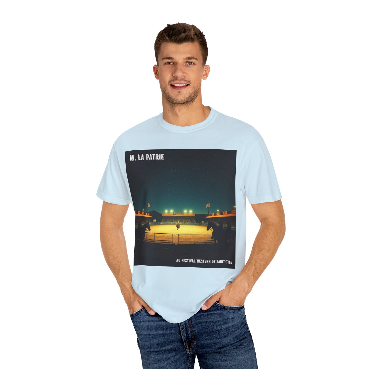 Retro Festival Western de Saint-Tite T-Shirt, Graphic Tee, Music Lovers Shirt, Unisex Cotton Tee, Vintage Concert Country Apparel, Rodeo Festival Outfit
