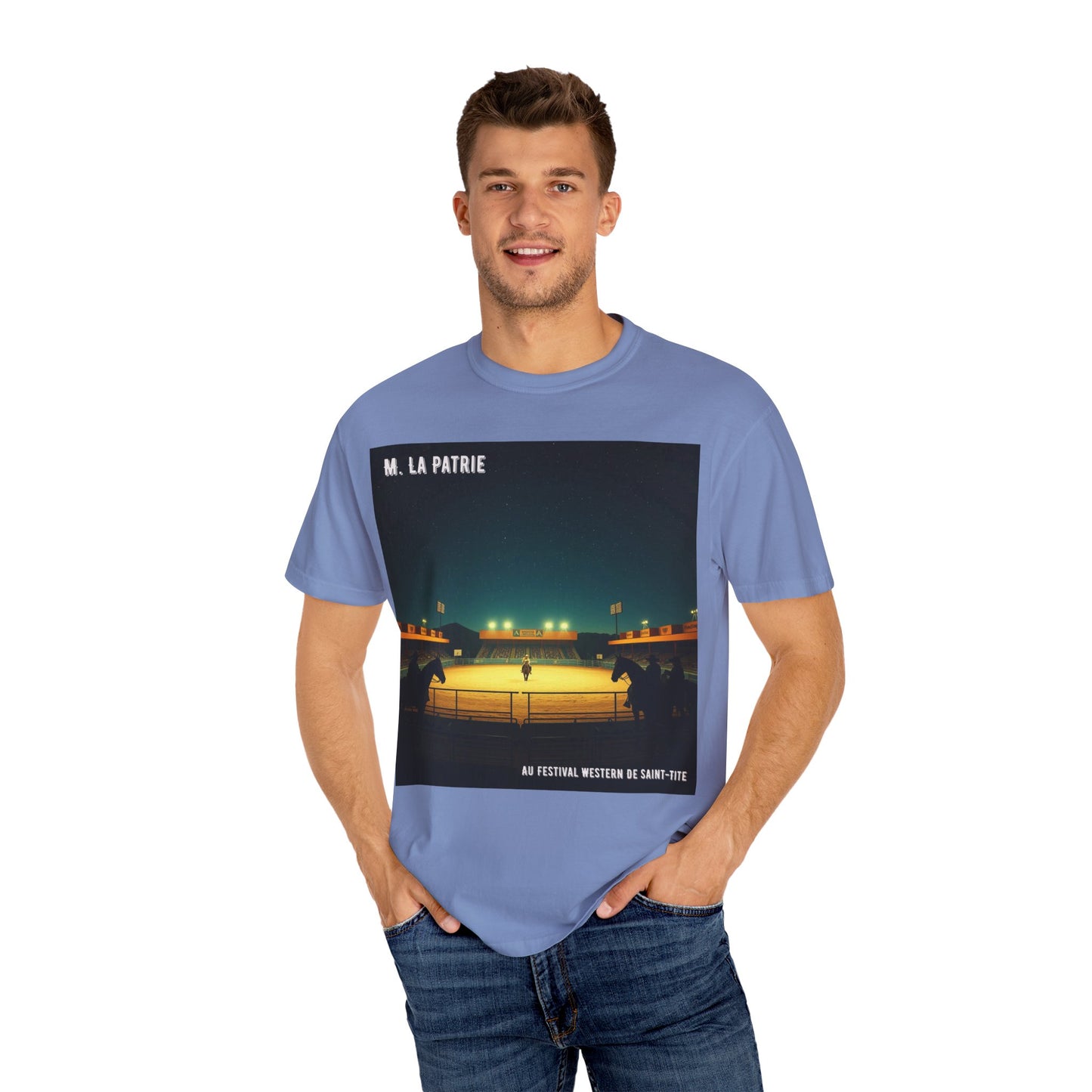 Retro Festival Western de Saint-Tite T-Shirt, Graphic Tee, Music Lovers Shirt, Unisex Cotton Tee, Vintage Concert Country Apparel, Rodeo Festival Outfit