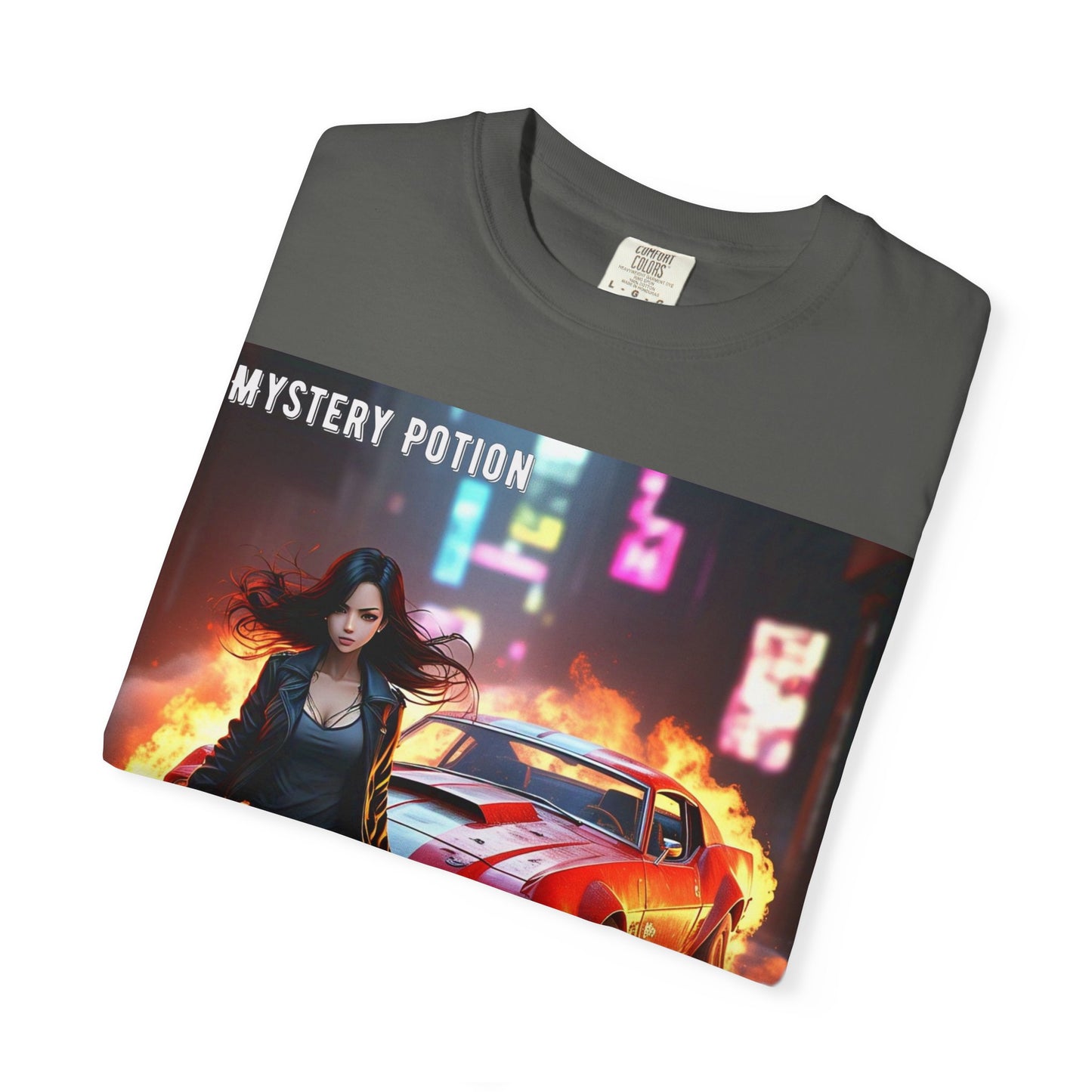 Mystery Potion Graphic Tee, Unisex Cool T-Shirt, Casual Wear, Gift for Gamers, Summer Festival Top