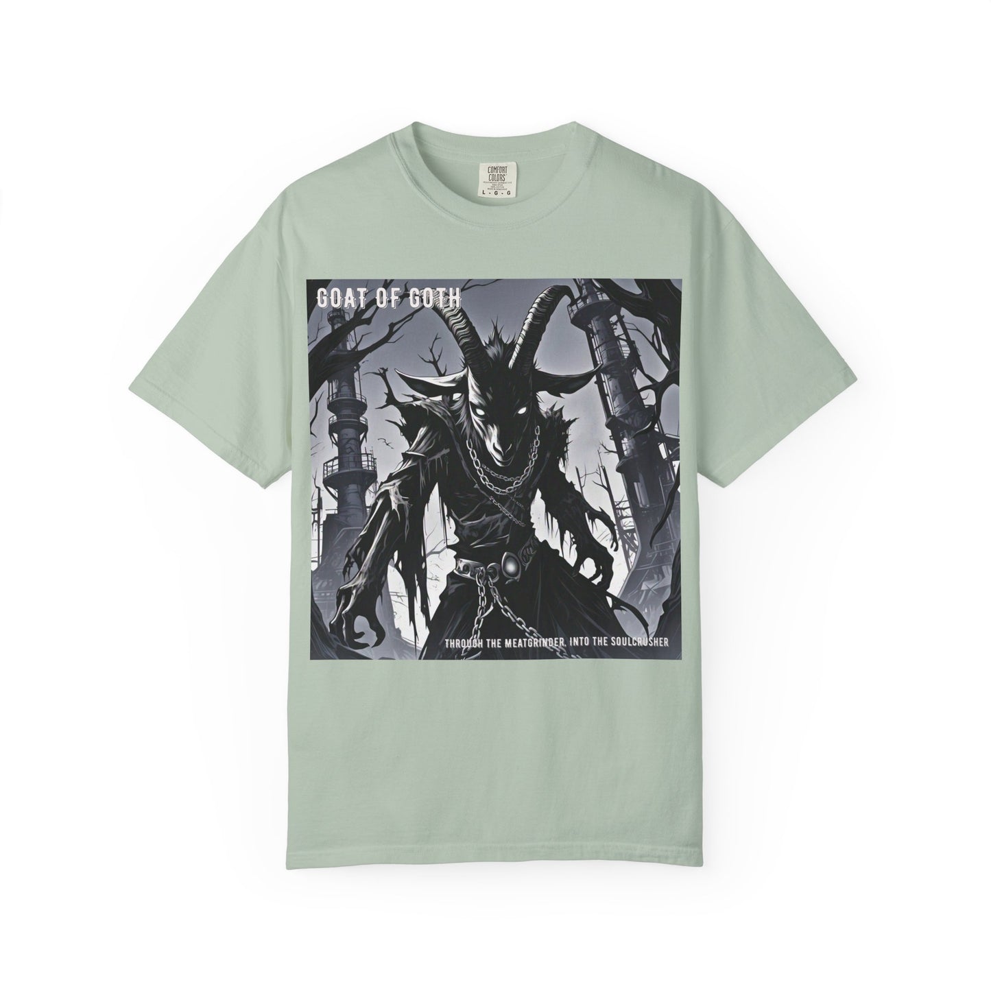 Gothic Graphic T-Shirt, Goat of Goth Tee, Unisex Casual Wear, Alternative Streetwear, Edgy Apparel for Fans, Perfect Gift for Halloween