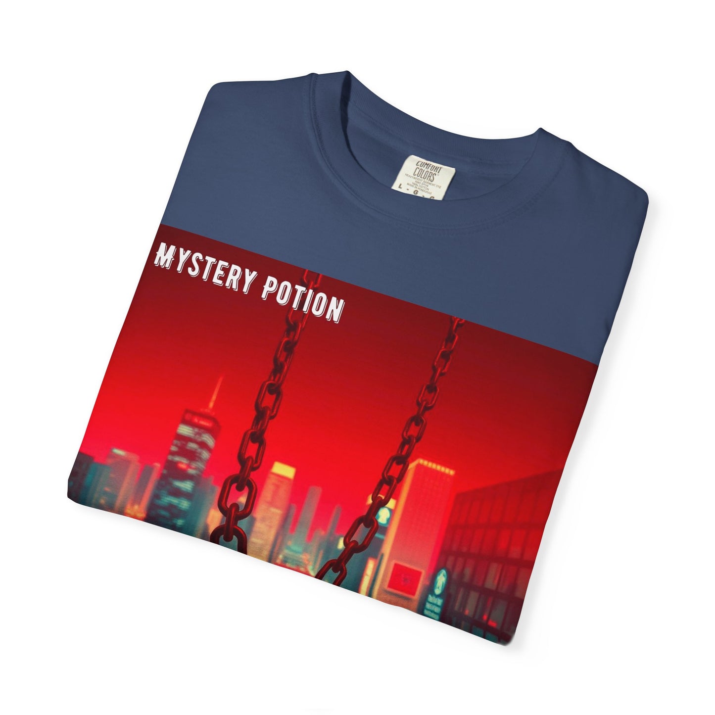 Mystery Potion Urban T-Shirt, Retro Graphic Tee, Unisex Streetwear, Casual Wear, Gift for Art Lovers, Music Festival Apparel