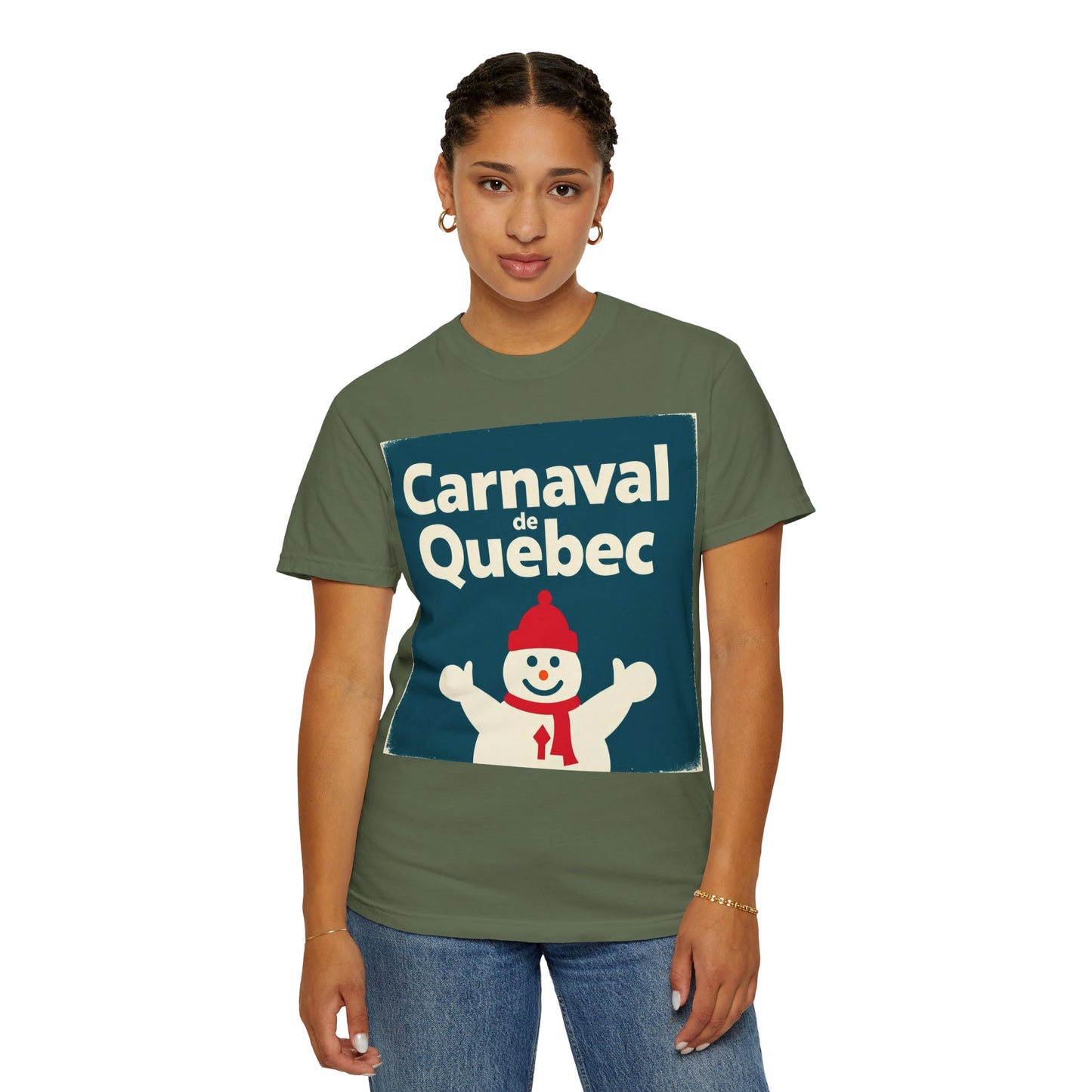 Quebec Carnaval Unisex T-Shirt, Winter Festival Tee, Handmade Vacation Souvenir, Holiday Gift Apparel, Quebec Celebration Shirt