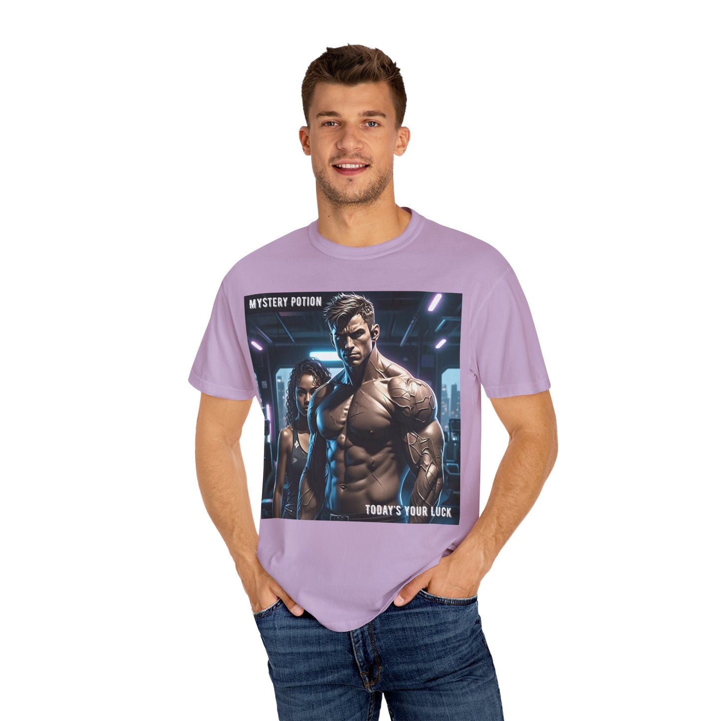 Mystery Potion Graphic T-Shirt - Unisex Casual Wear, Fitness Gift, Trendy Tee, Gamer Apparel, Everyday Style