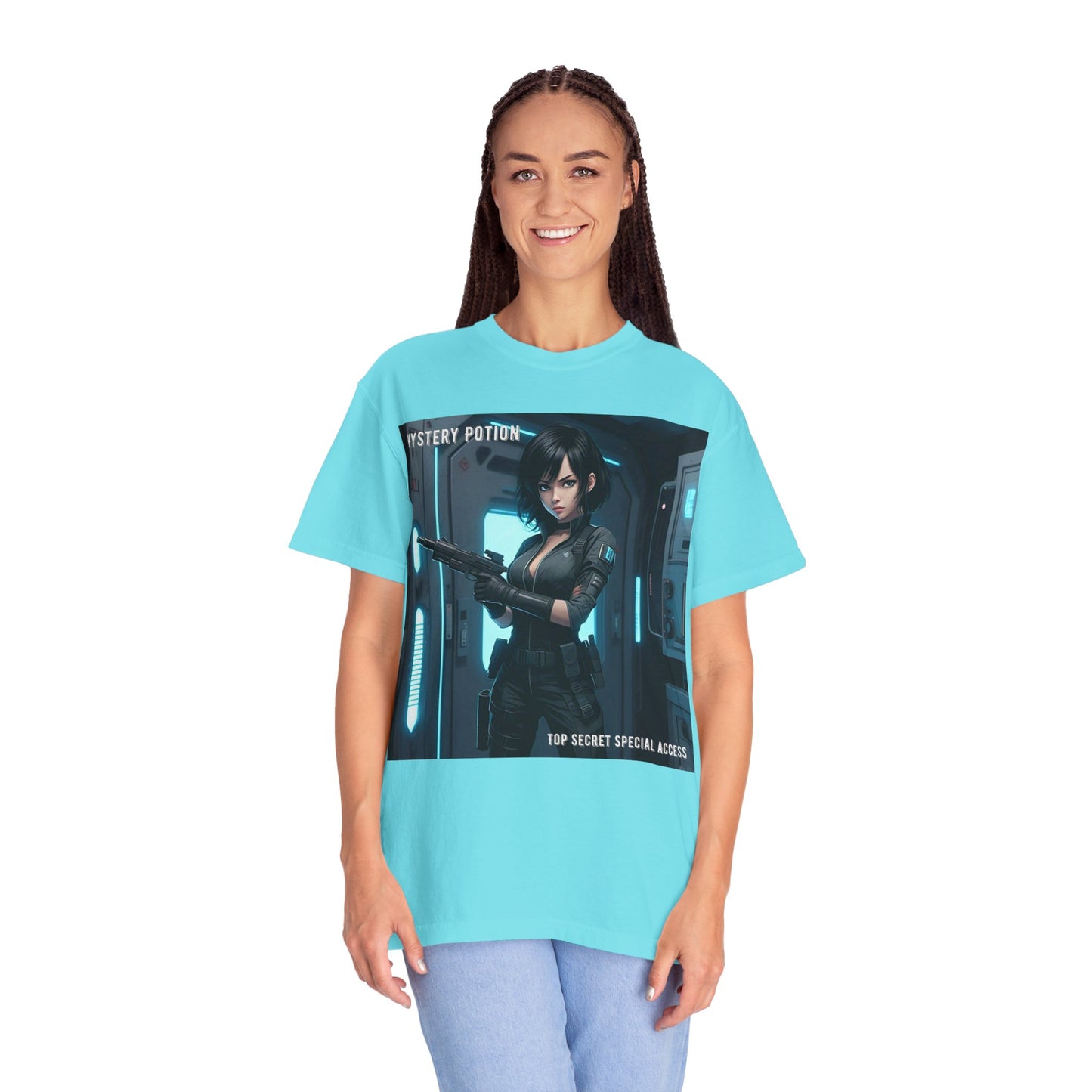 Mystery Potion Graphic Tee, Gamer T-Shirt, Unisex Clothing, Casual Wear, Birthday Gift, Top Secret Access Shirt