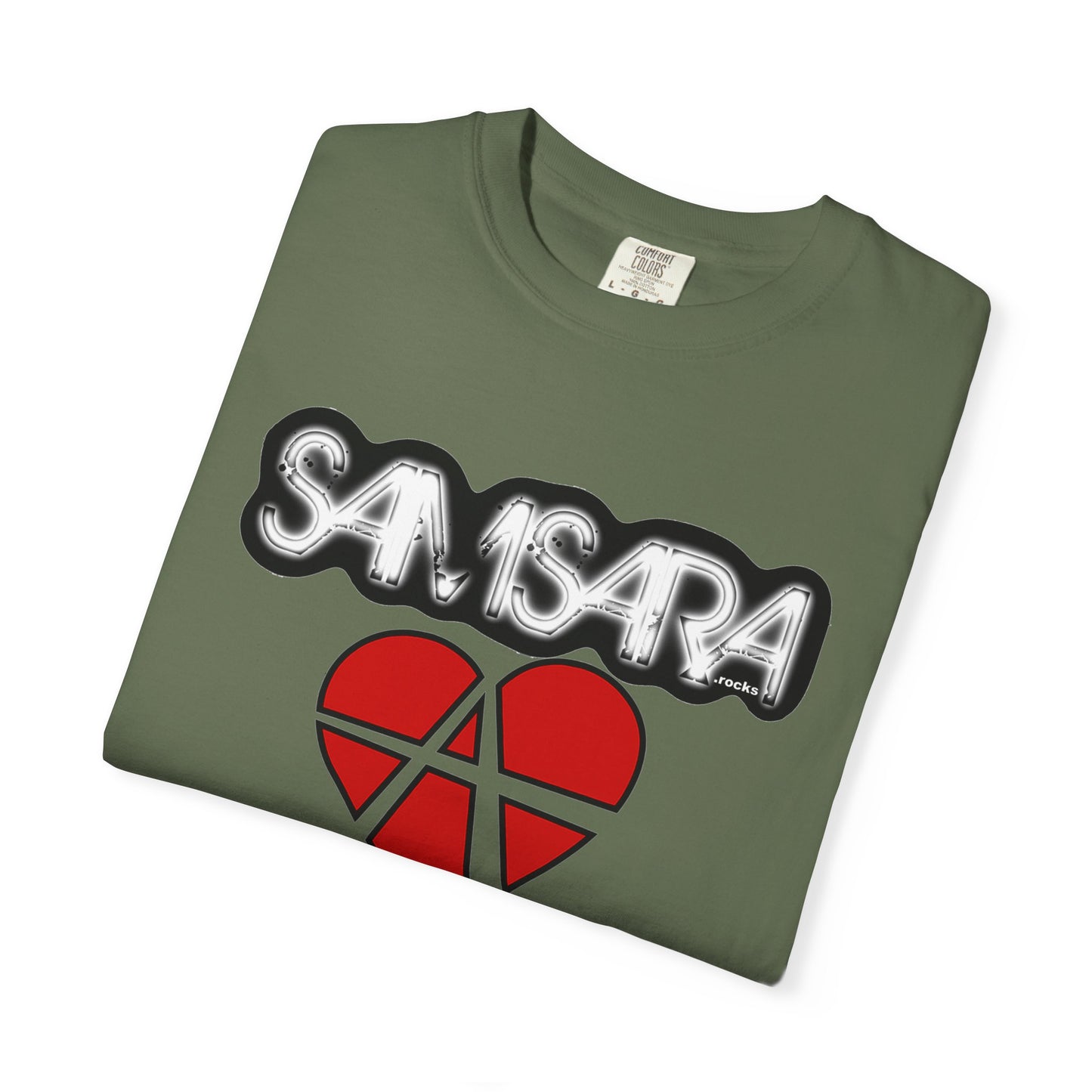 Samsara Unisex T-Shirt, Band Picture on back, Comfortable Graphic Shirt for Music Lovers, Perfect for Concerts, Gifts for Friends, Casual Wear, Street Style