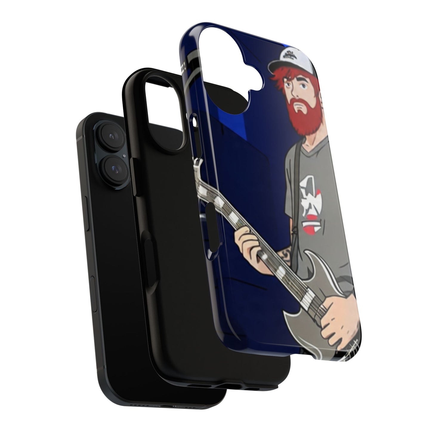 Guitarist Phone Case - Tough Cases for Music Lovers, Rock Bands, Gifts for Musicians, Unique Phone Covers, Personalized Accessories