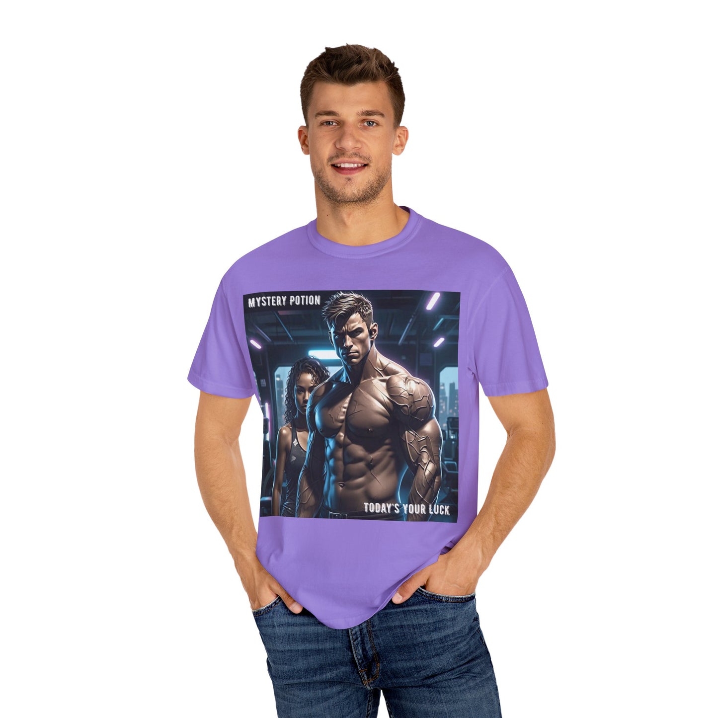 Mystery Potion Graphic T-Shirt - Unisex Casual Wear, Fitness Gift, Trendy Tee, Gamer Apparel, Everyday Style