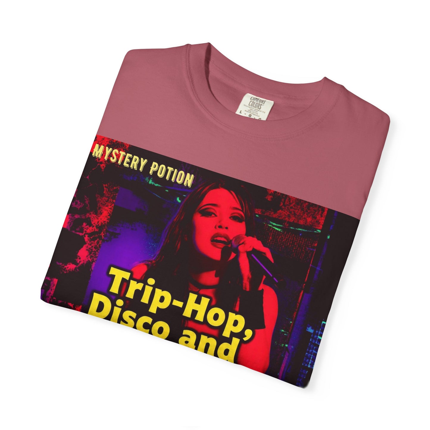 Trip Hop, Disco and Metal! Oh, What a Rush Vibrant Music-Themed Unisex T-shirt | Perfect Gift for Music Lovers, Concert Attendees, Band Merch, Festival Apparel, and Casual Wear
