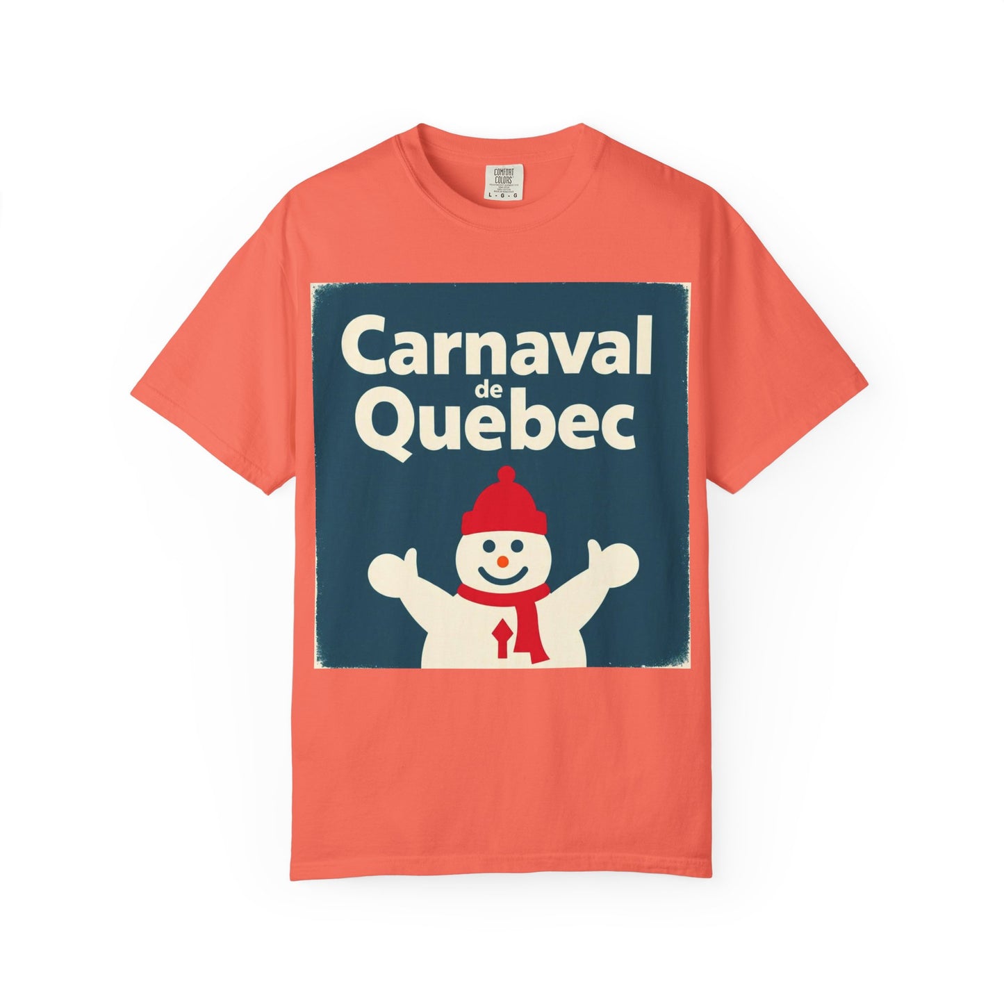 Quebec Carnaval Unisex T-Shirt, Winter Festival Tee, Handmade Vacation Souvenir, Holiday Gift Apparel, Quebec Celebration Shirt