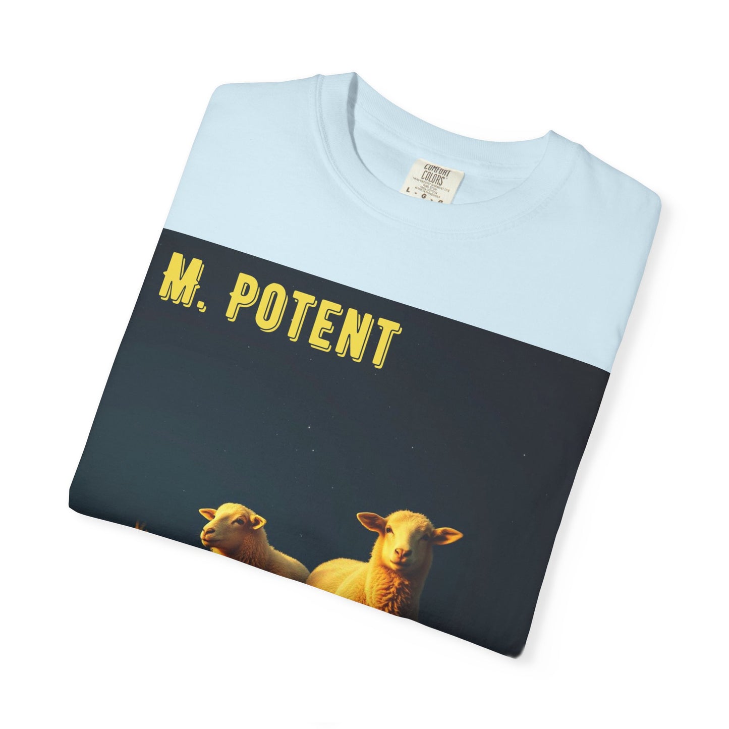 Debate Between Sheep and Grain by M. Potent, Sheep Graphic T-Shirt, Unisex Fashion Top, Farm Life Tee, Gift for Animal Lovers, Casual Everyday Wear